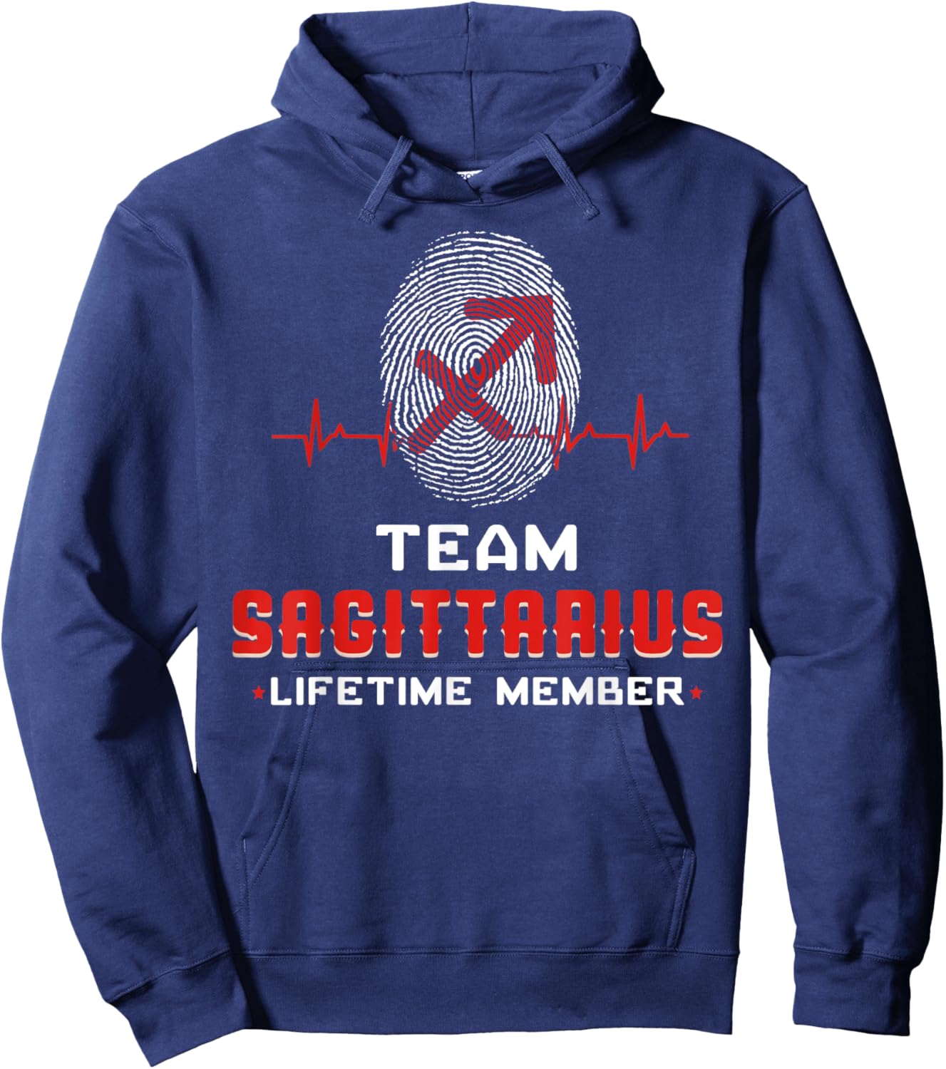 Team Sagittarius Lifetime Member Birthda Nov Dec Zodiac Sign Hoodie - Hoodie | Navy