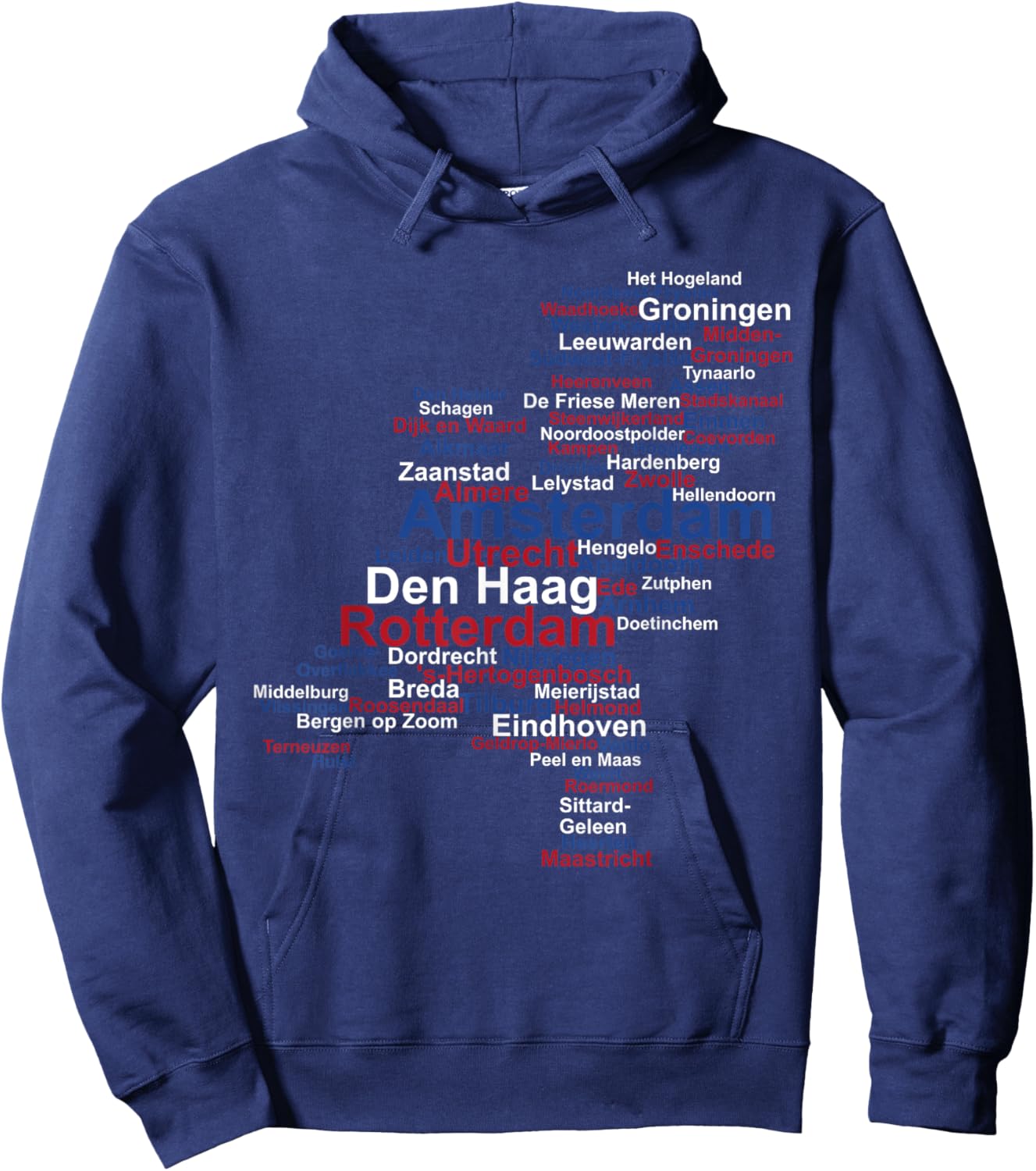 Holland Flag, Holland Travel, Dutch Pride, Netherlands Flag Hoodie - Hoodie | Navy