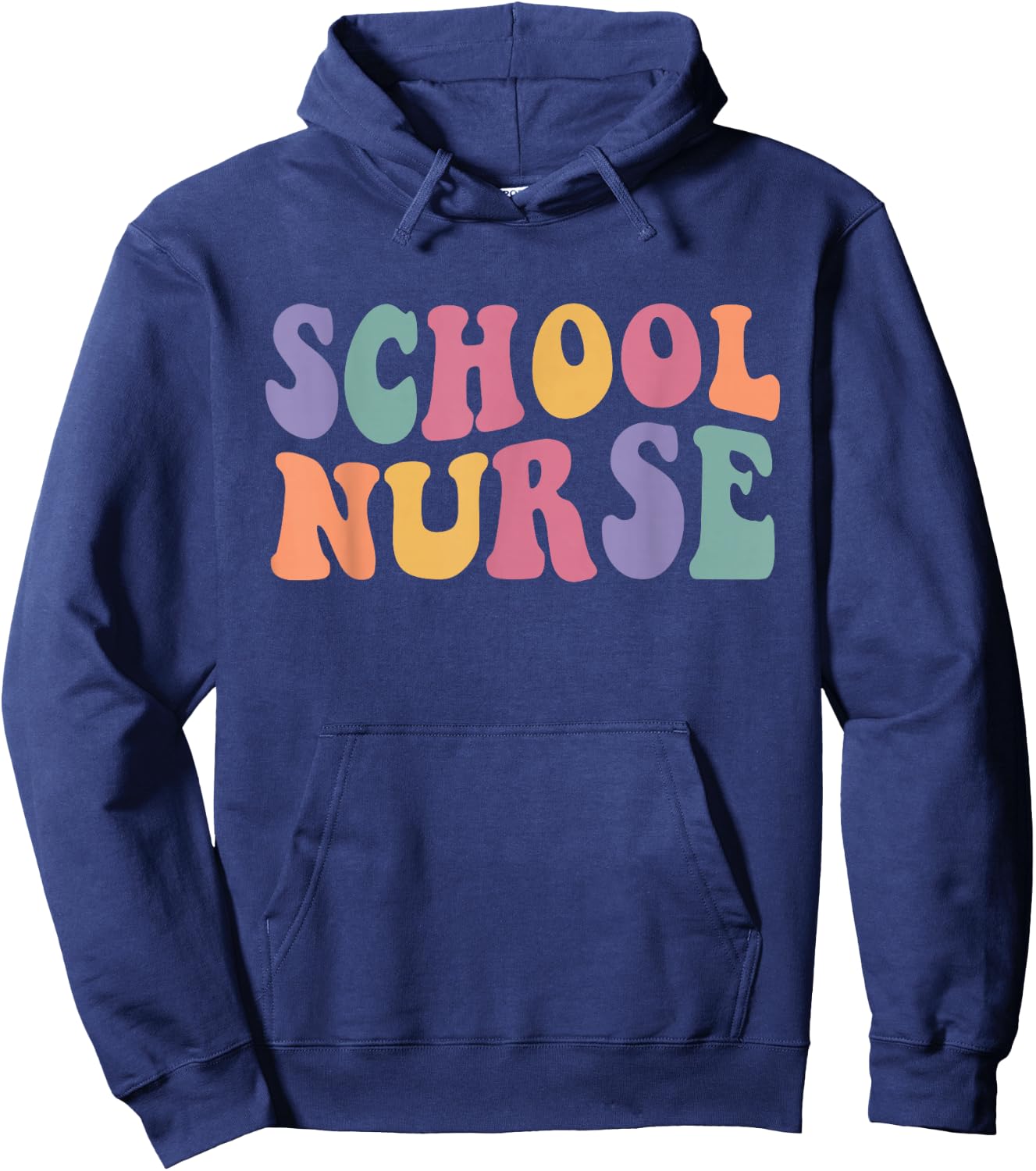 School Nurse Groovy Nursing Student Back to School Women Hoodie - Hoodie | Navy