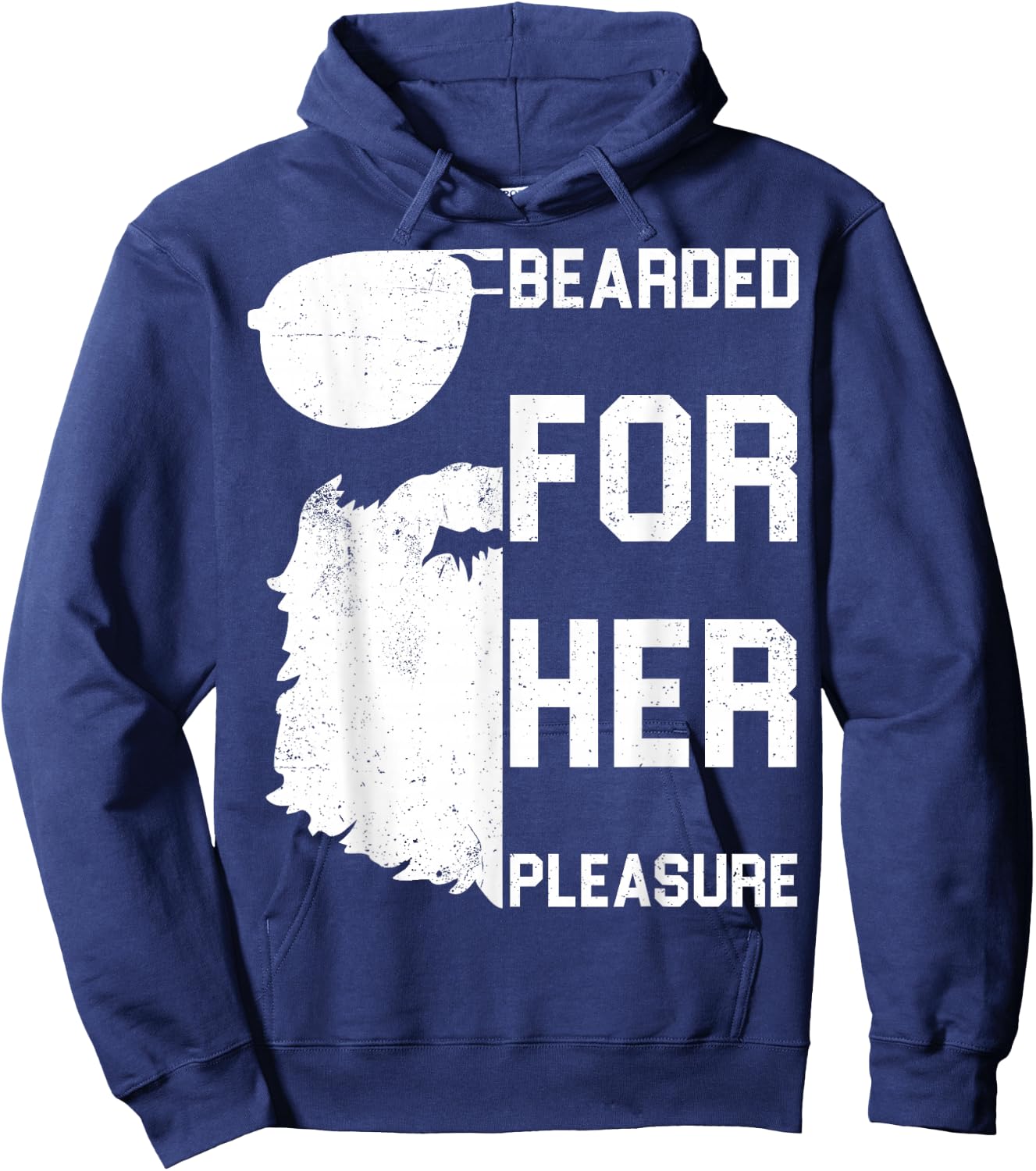 Bearded Pleasure Shirt Great Beard Lovers Gift Hoodie - Hoodie | Navy