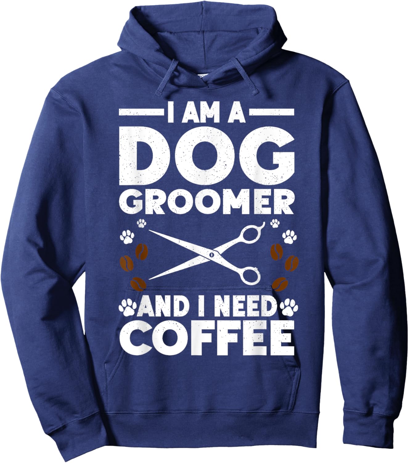 Cool Dog Groomer Art Women Dog Grooming Pet Groomer Hoodie - Hoodie | Navy