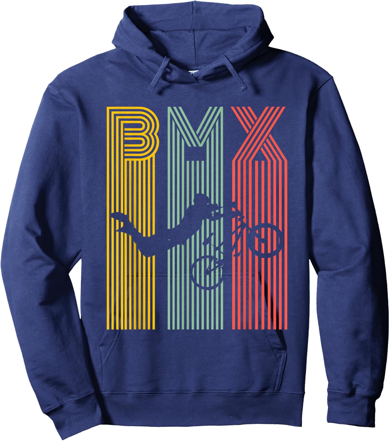 BMX Vintage Bike Bicycle Racing Stunt Hoodie - Hoodie | Navy