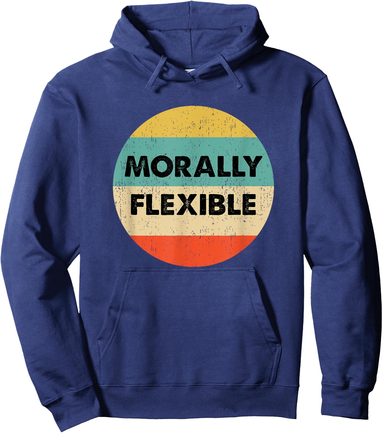 Morally Flexible Hoodie - Hoodie | Navy