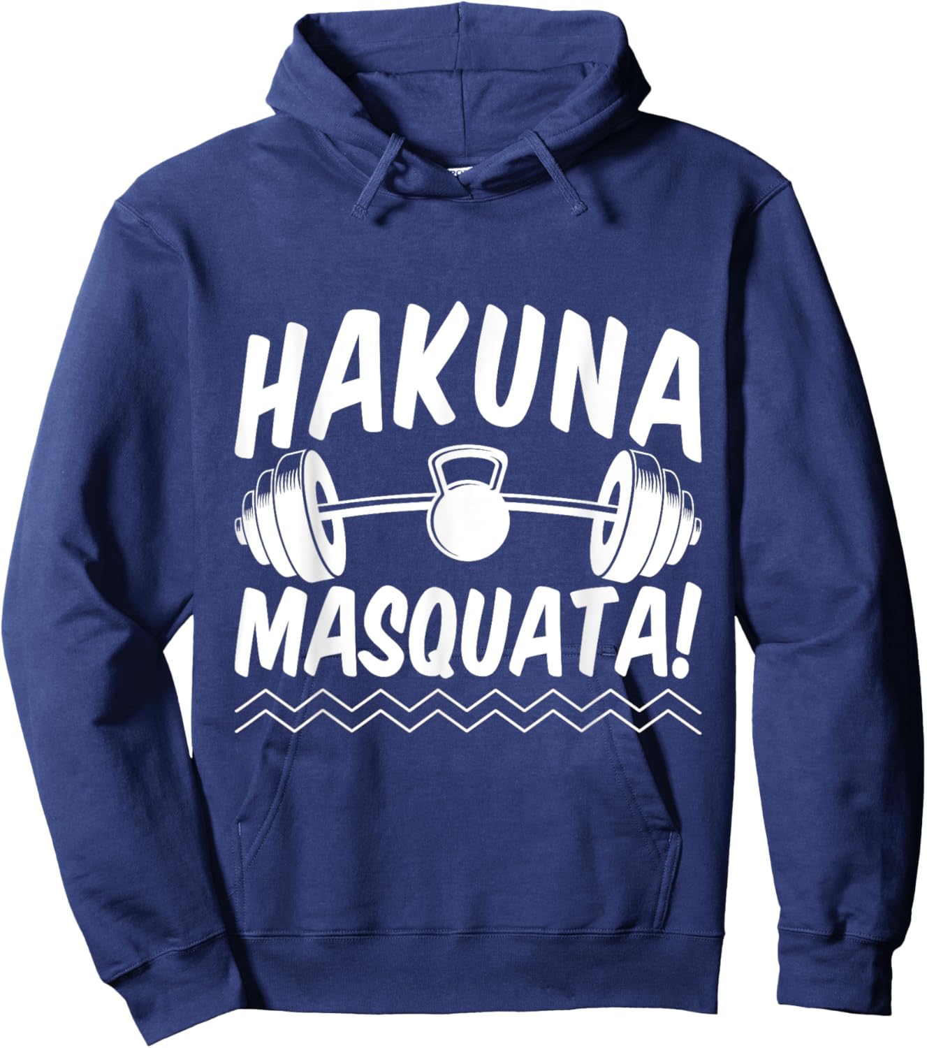 Gym Junkies Hakuna Masquata Calisthenics Fitness Hoodie - Hoodie | Navy