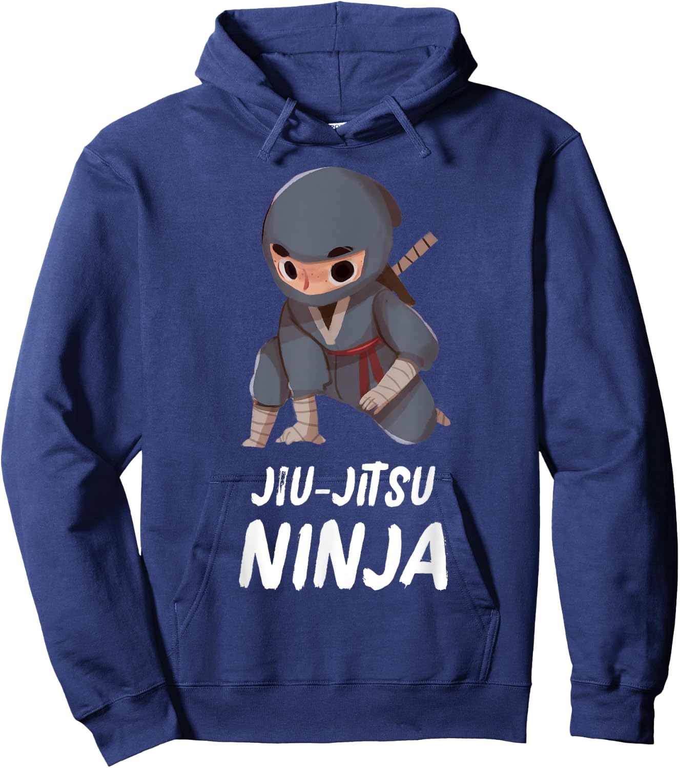 Jiu-Jitsu Ninja Boy Funny Martial Arts Sports Hoodie - Hoodie | Navy