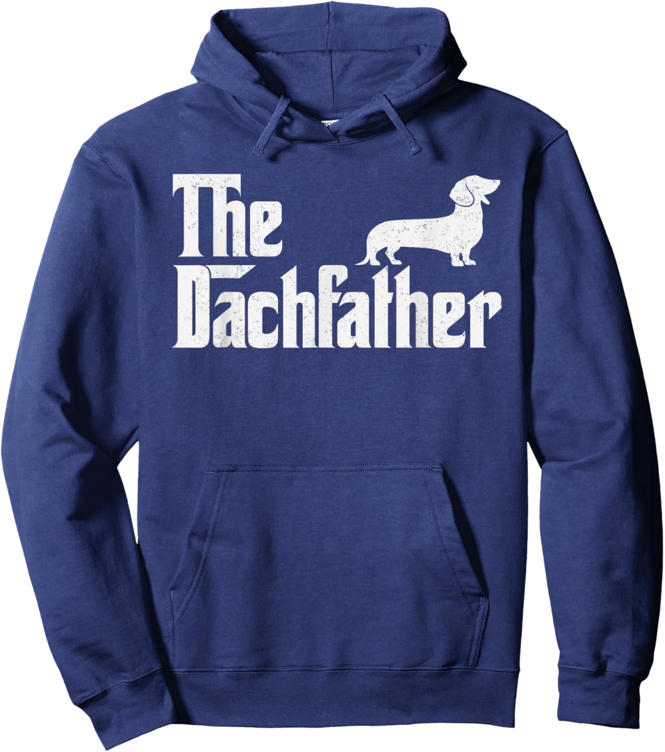 The Dachshund Funny Wiener Dog Gifts Fathers Day Hoodie - Hoodie | Navy