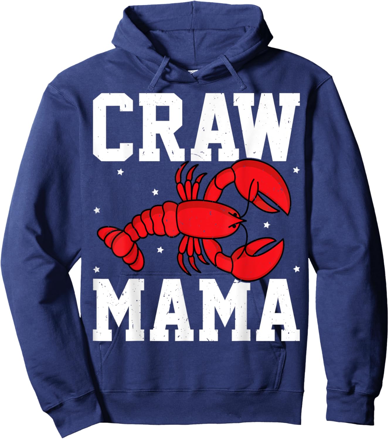 Craw Mama - Crawfish Boil Mothers Day Crawfish Lover Mom Hoodie - Hoodie | Navy
