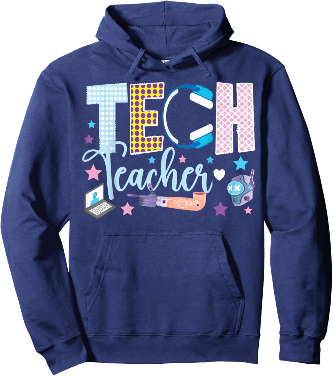 Tech Teachers Technology Teacher Technology Teaching Hoodie - Hoodie | Navy