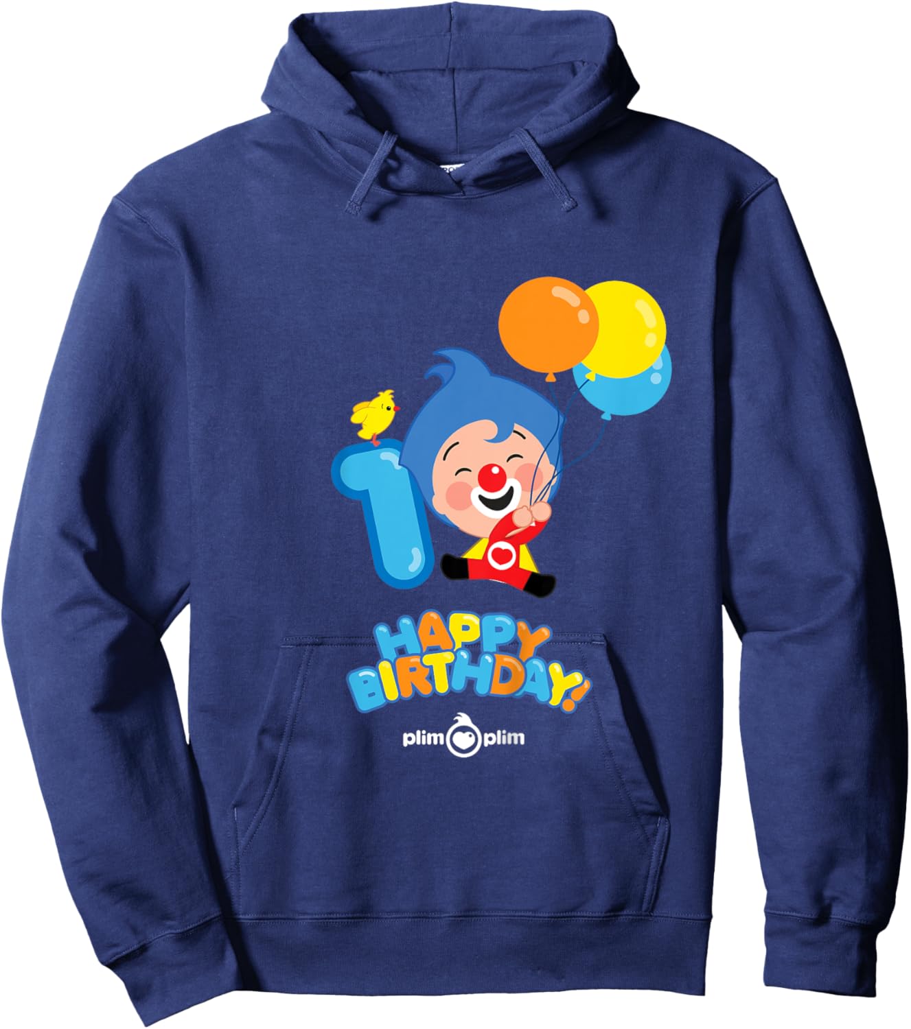Kids Plim Plim The Kindness Hero - Happy Birthday Hoodie - Hoodie | Navy