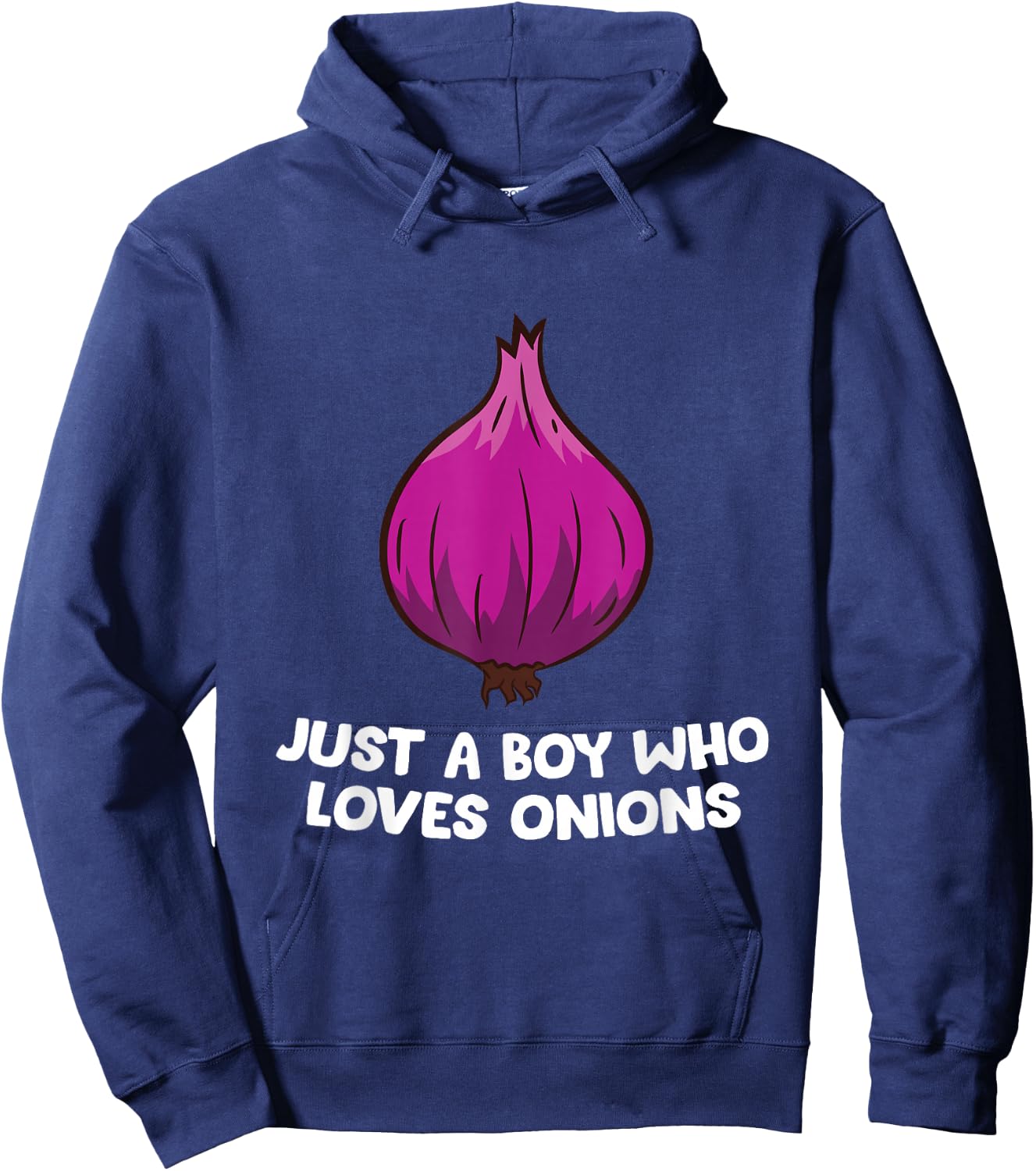 Just a Boy Who Loves Onions Hoodie - Hoodie | Navy