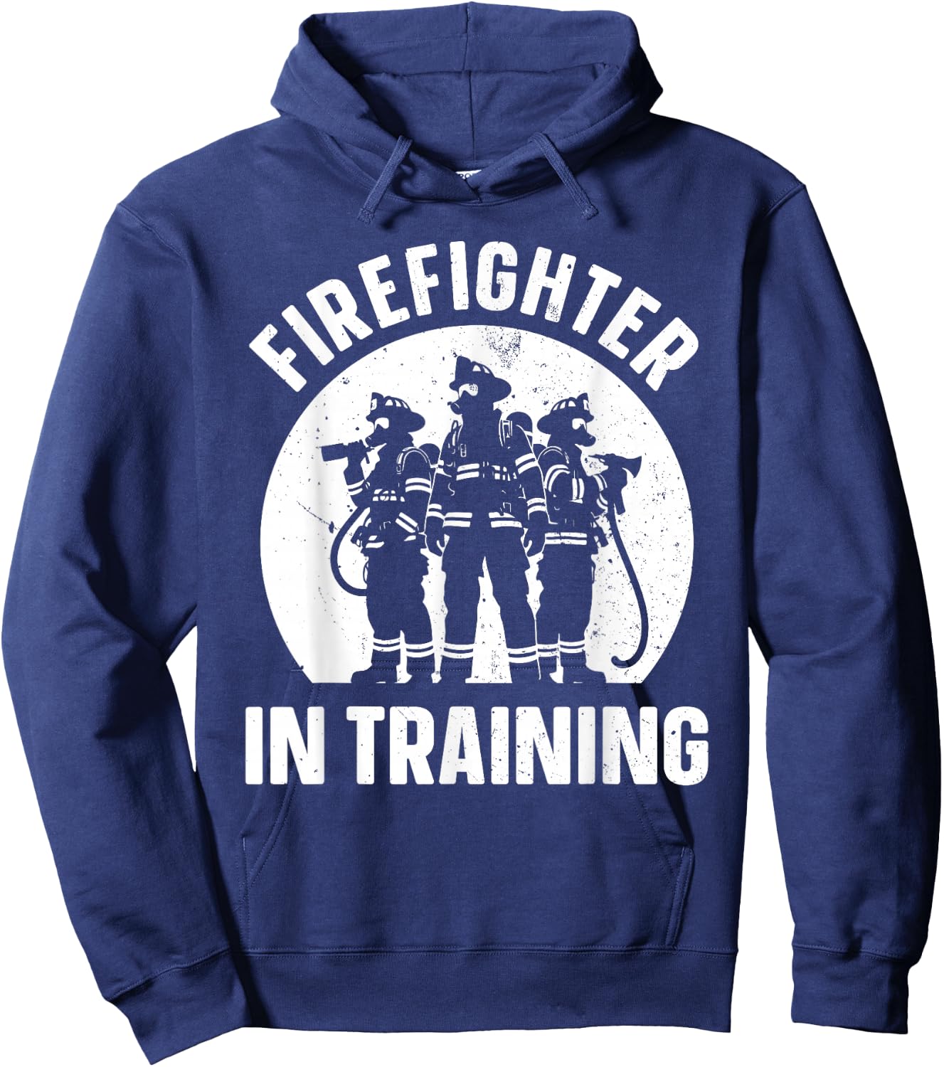 Unique Future Firefighter Art For Boys Men Kids Fire Fighter Hoodie - Hoodie | Navy