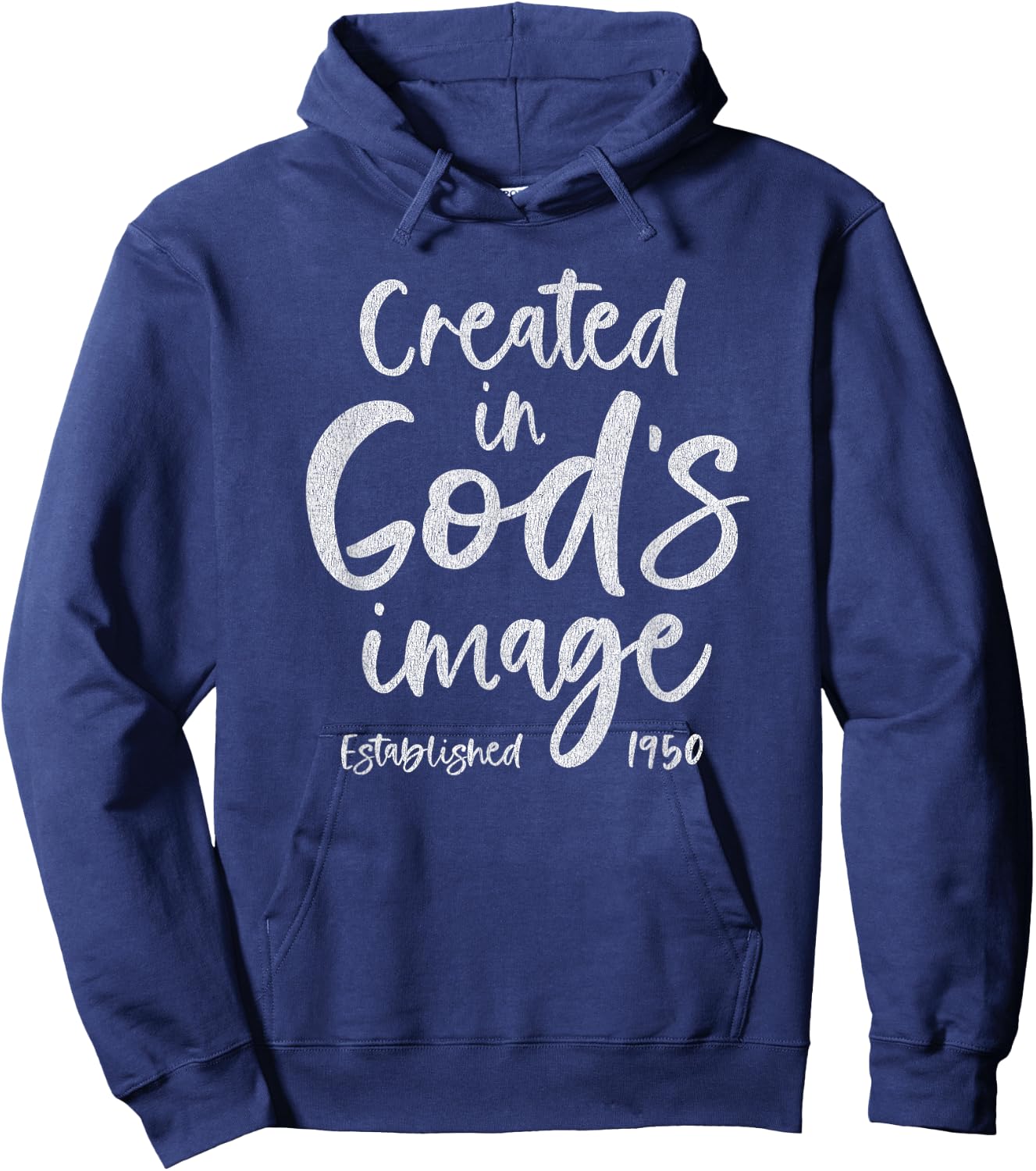 75 Year Old Christian Jesus and God 75th Birthday Hoodie - Hoodie | Navy