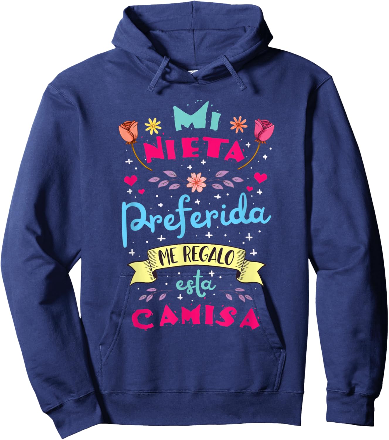 Mi Nieta Favorita regalo de cumpleanos para Abuela y Abuelo Hoodie - Hoodie | Navy