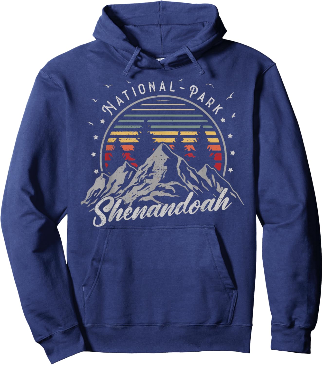 Retro Shenandoah National Park US Vintage Shenandoah Hoodie - Hoodie | Navy