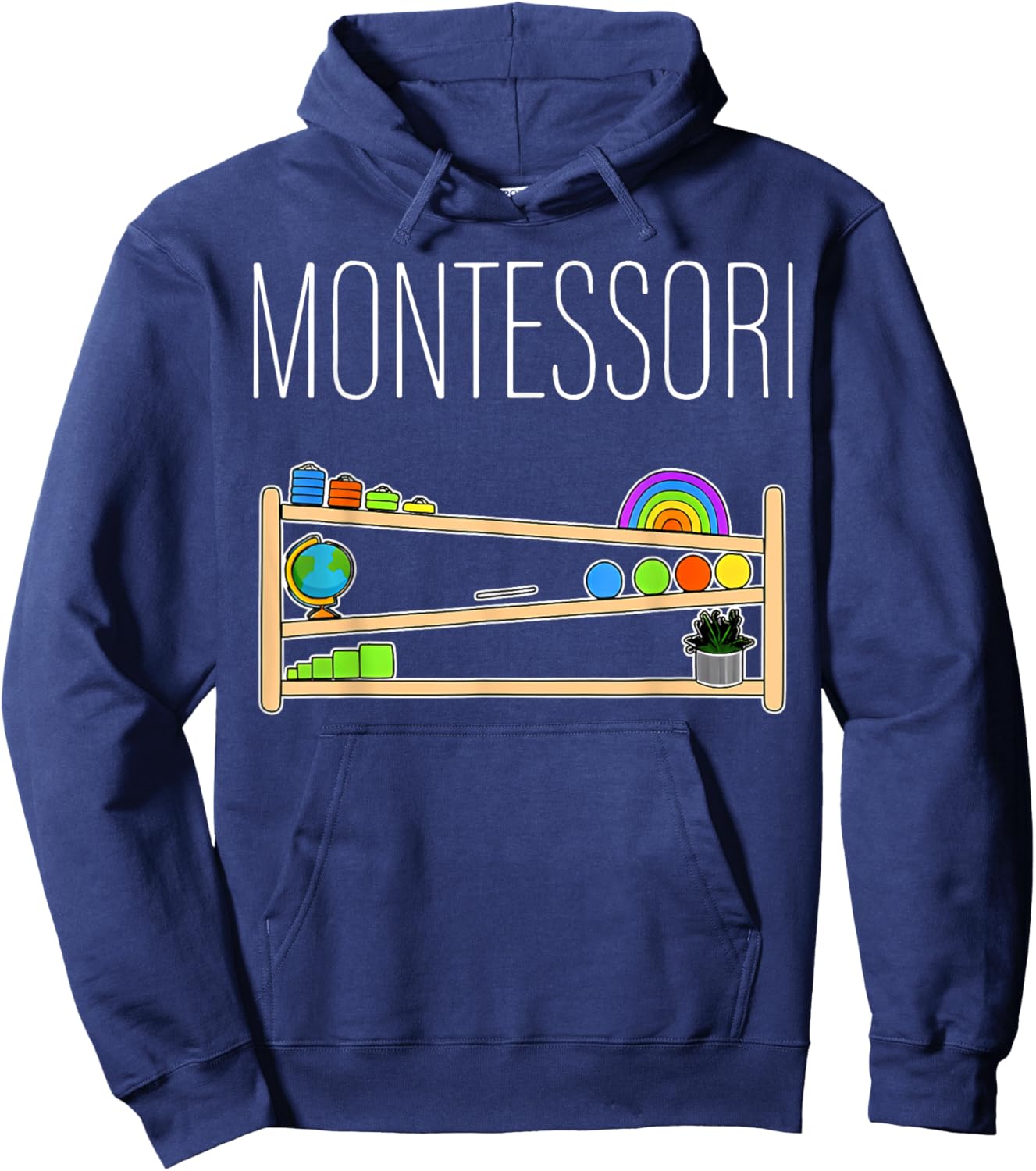 Montessori Teacher Montessori Education Back To School Hoodie - Hoodie | Navy