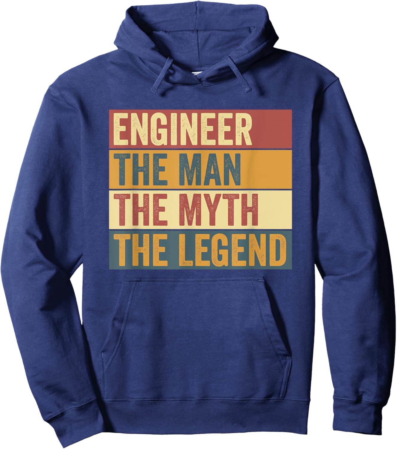 Funny Engineer Engineering Legend Saying Hoodie - Hoodie | Navy