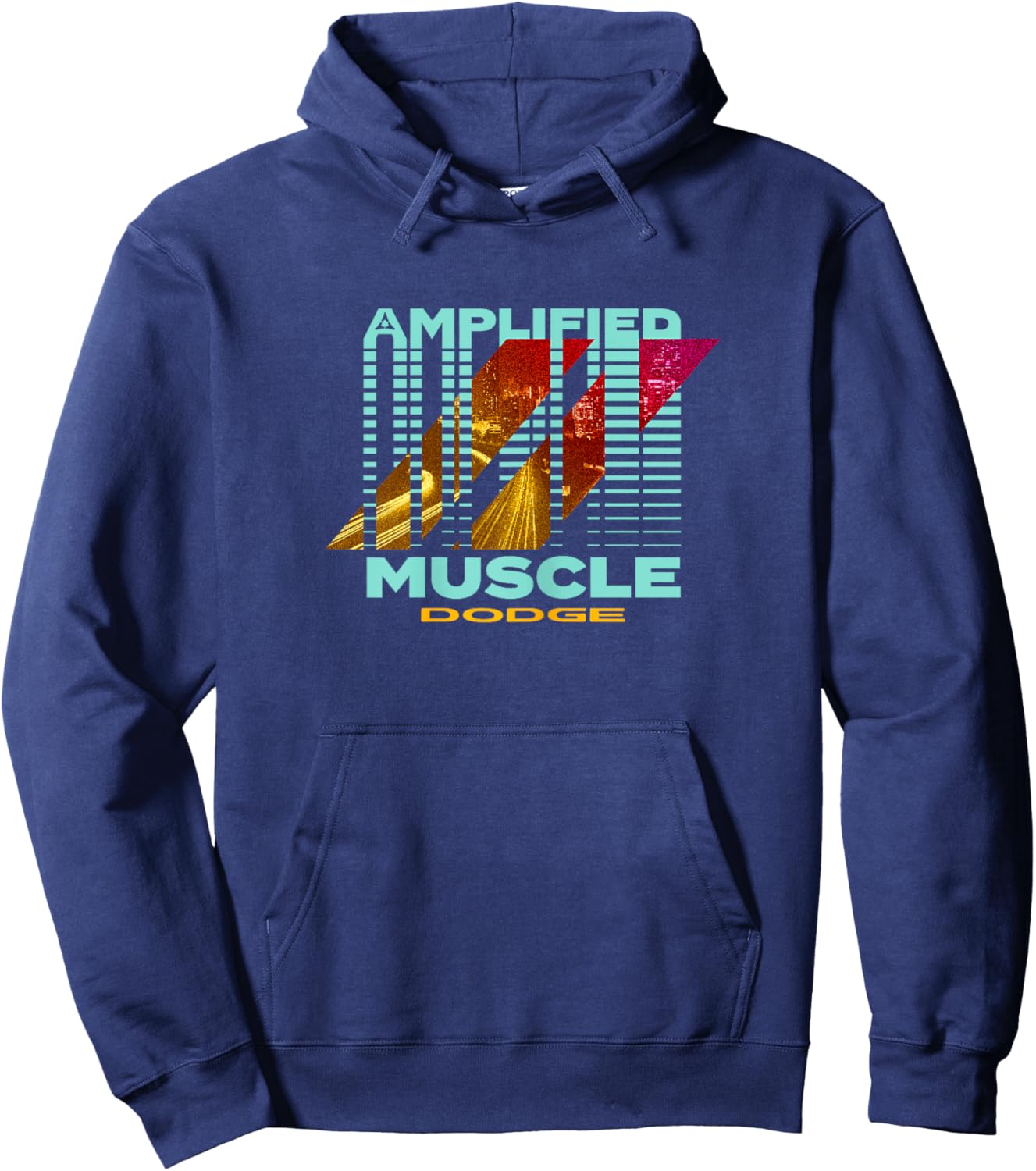 Dodge Amplified Muscle Hoodie - Hoodie | Navy