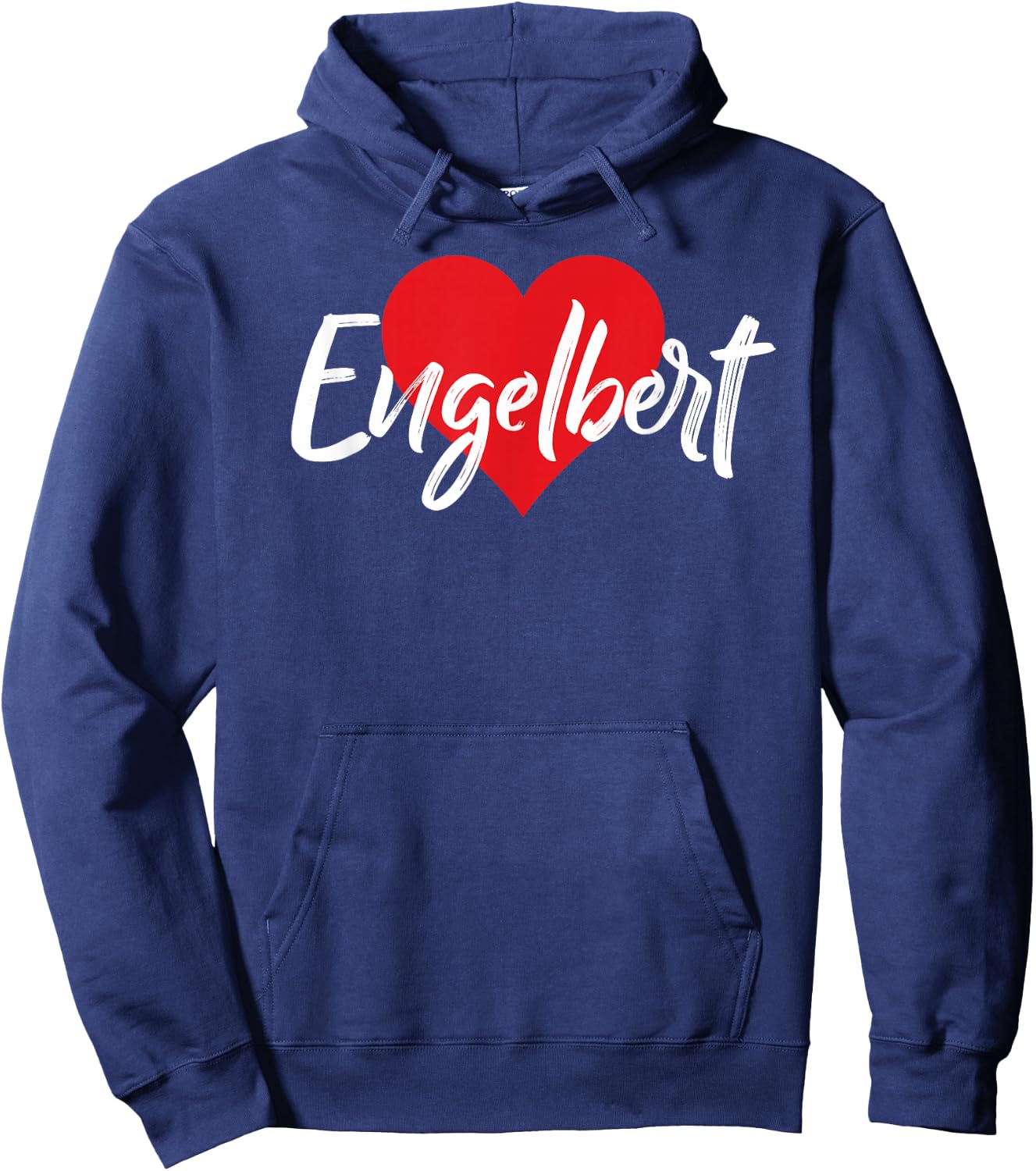I Love Engelbert First Name I Heart Named Hoodie - Hoodie | Navy