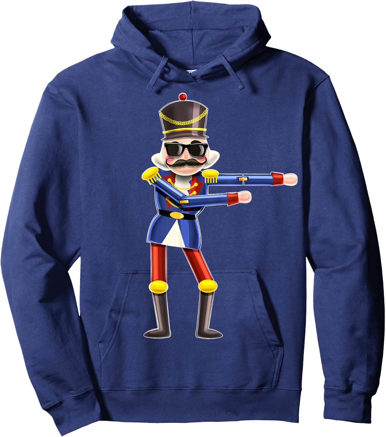 Flossing Nutcracker Shirt Nutcracker Christmas Gift Kids Hoodie - Hoodie | Navy