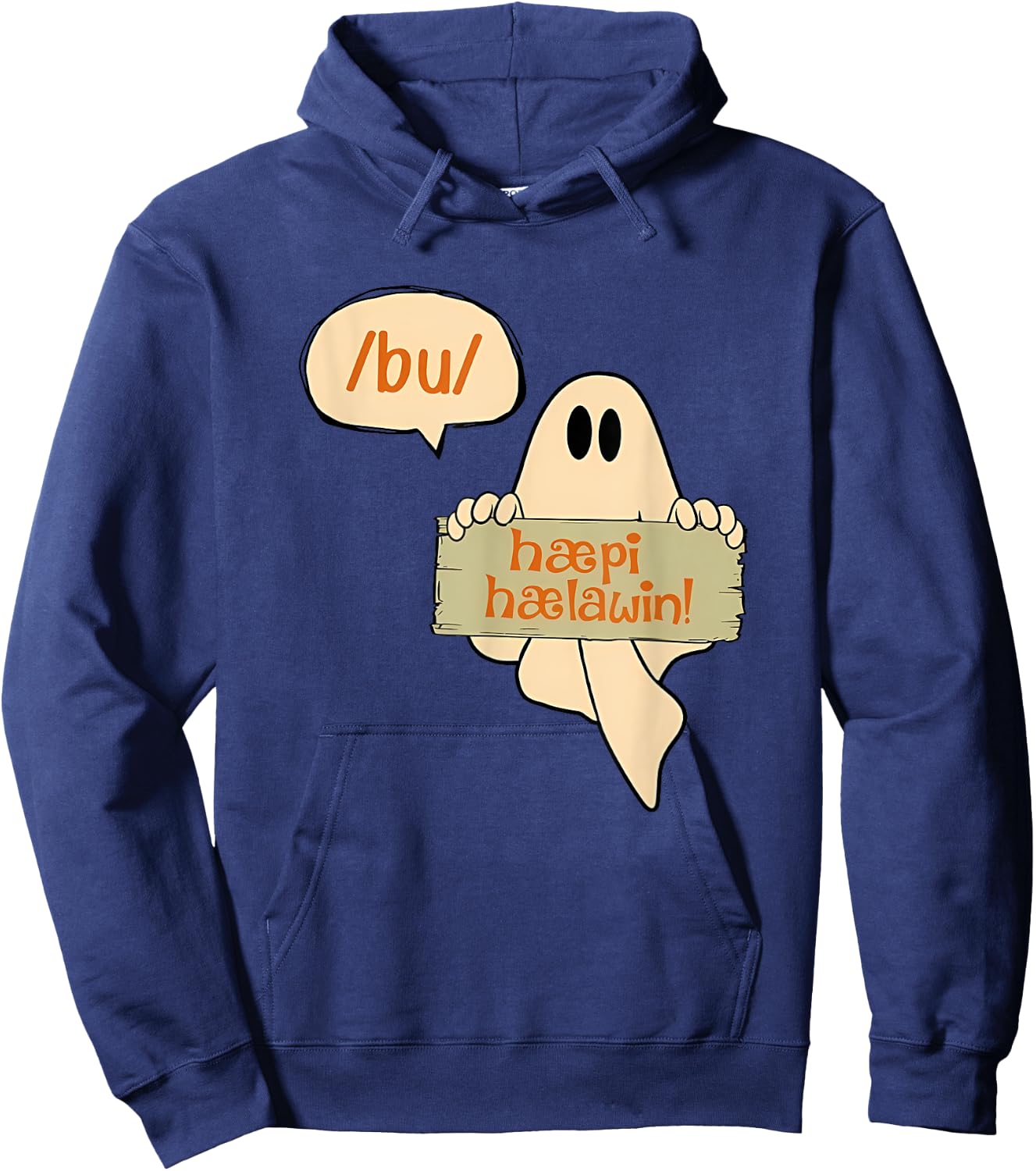 Speech Therapist Halloween shirt SLP Halloween Phonetics Hoodie - Hoodie | Navy