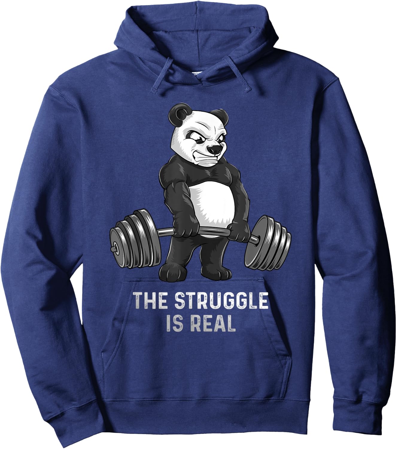 Panda Bear Deadlift SHIRT Powerlifter Funny Bodybuilding Hoodie - Hoodie | Navy