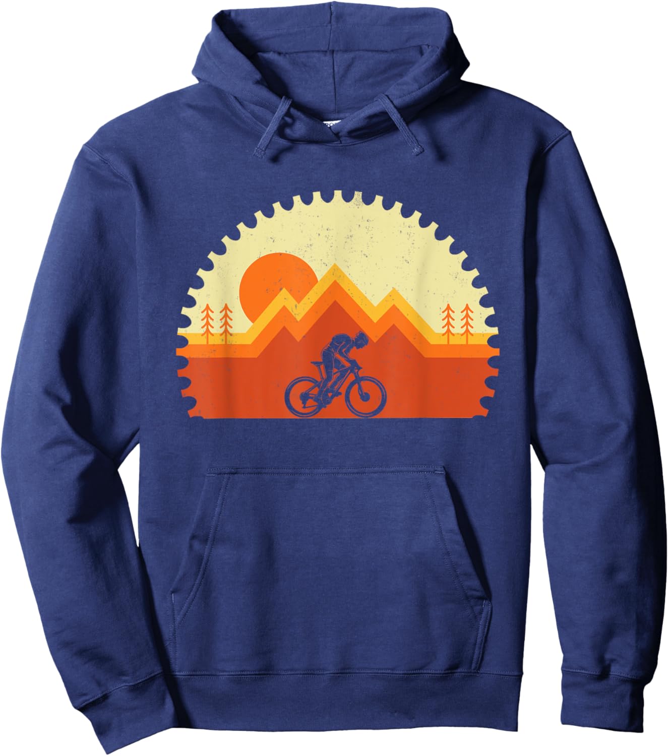 Mountain Biking - Gear MTB Riding Cyclist Biker Trail Rider Hoodie - Hoodie | Navy