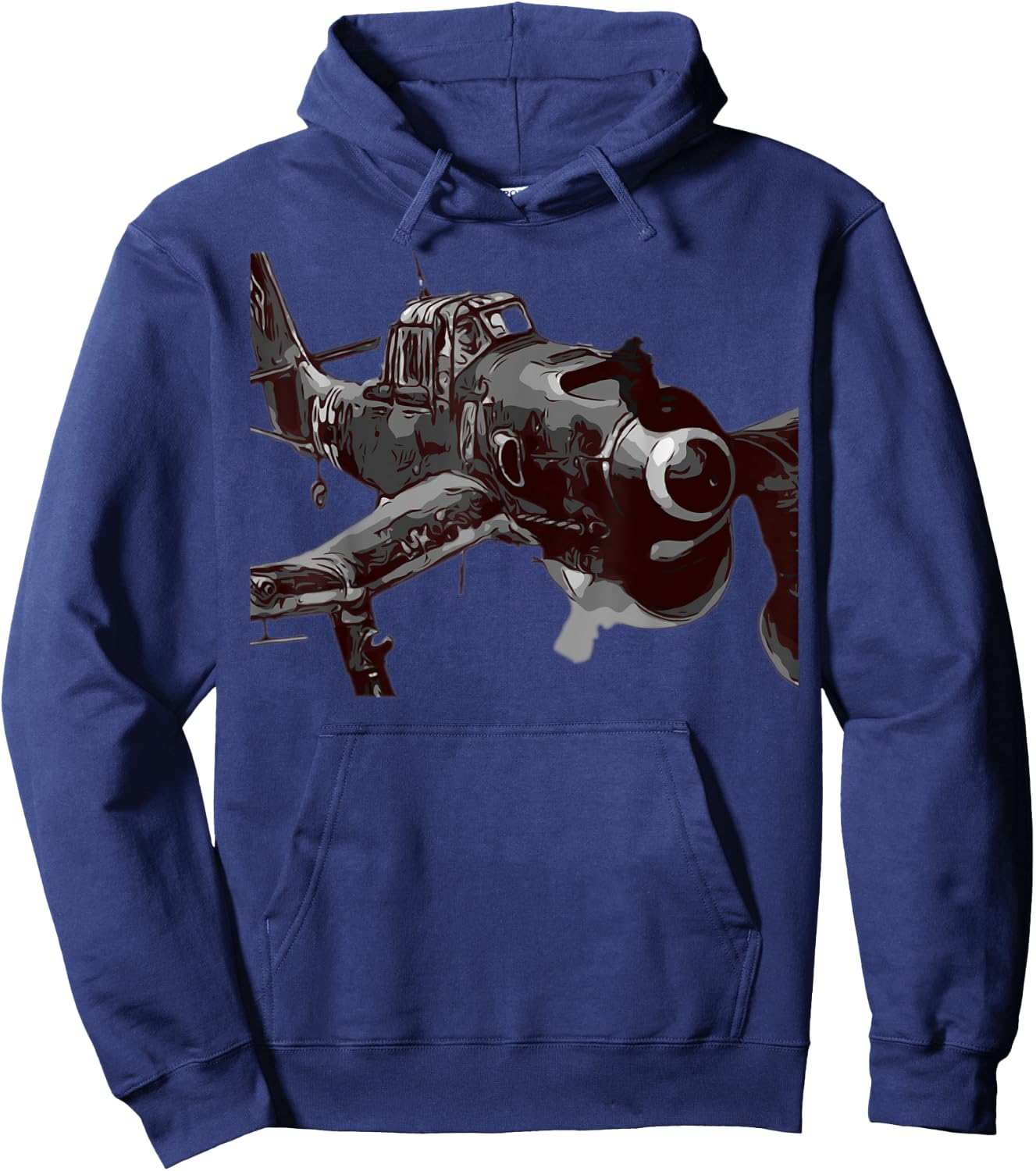 Junkers JU 87 Stuka WW2 Dive Bomber WW2 Warbird Warplane Hoodie - Hoodie | Navy