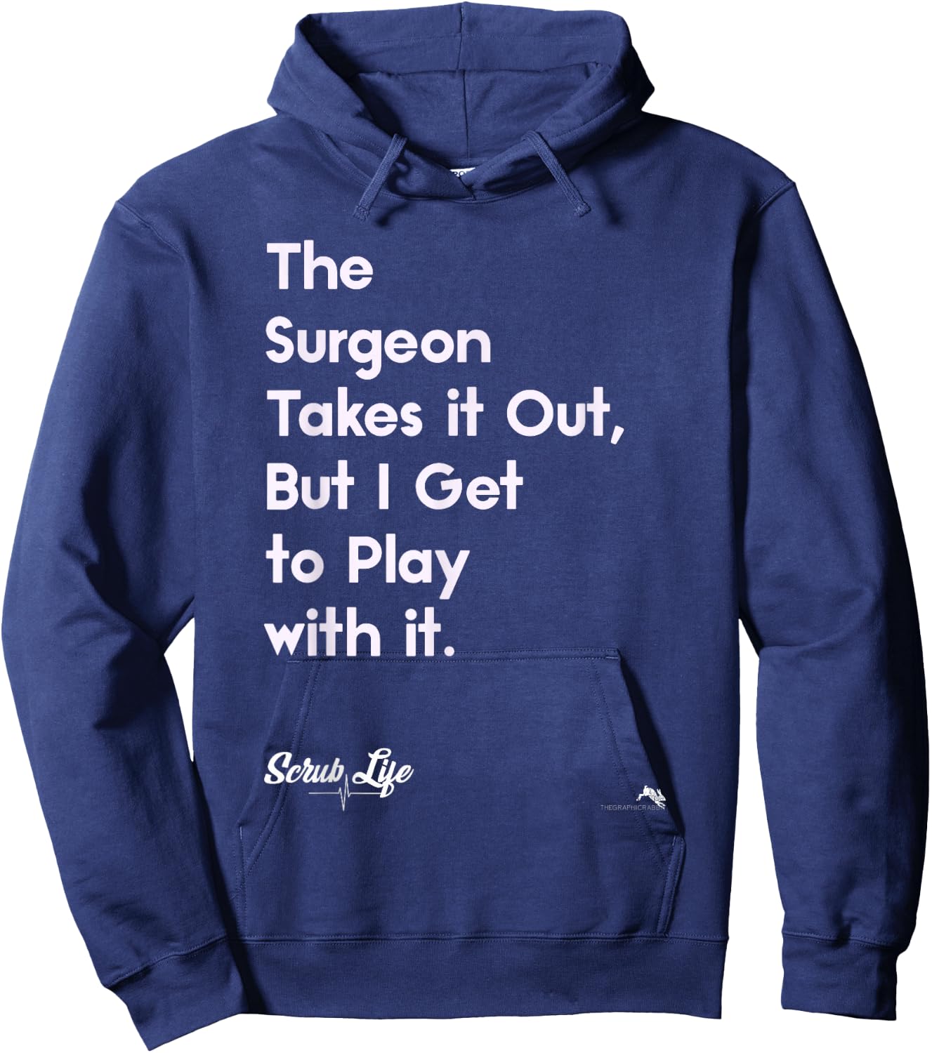 Funny Surgery Surgical Doctors Nurses & Scrub Tech Hoodie - Hoodie | Navy