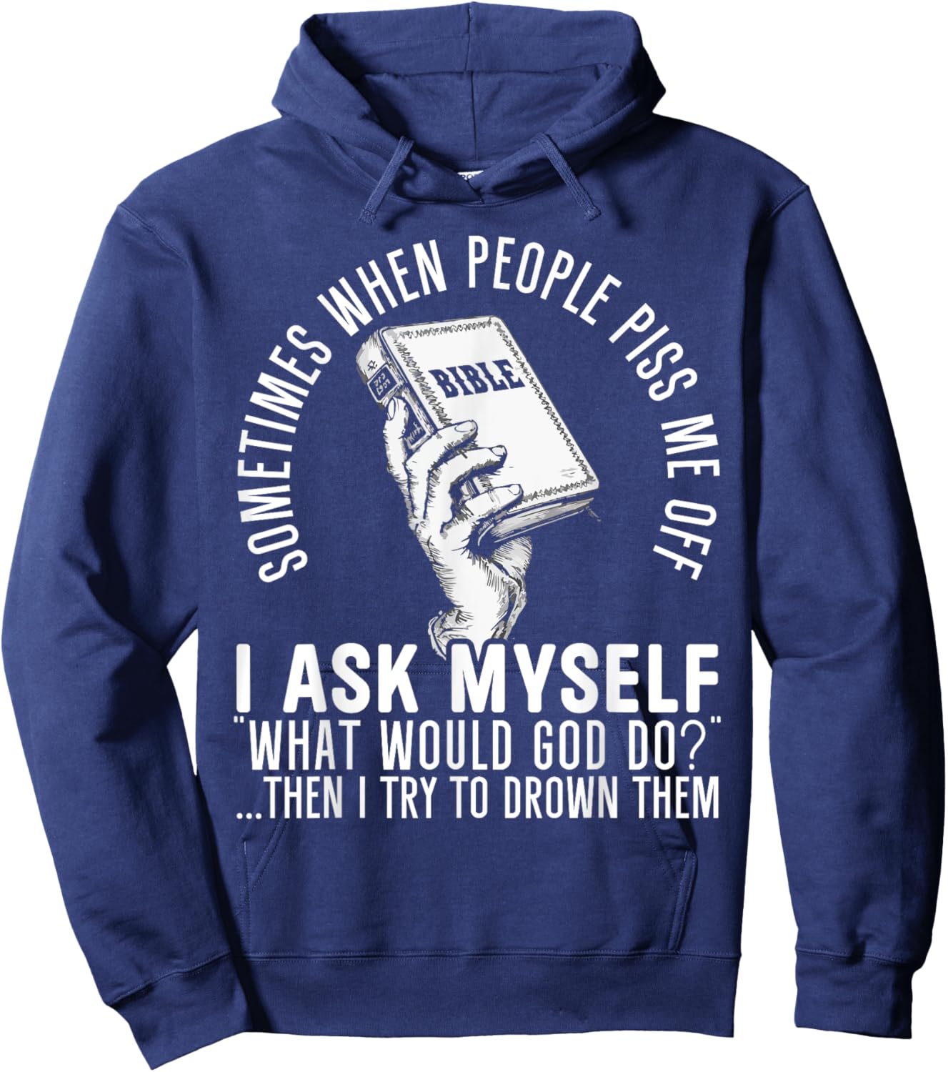 Atheism Anti-Religion Agnostic Freethinker Atheist Hoodie - Hoodie | Navy