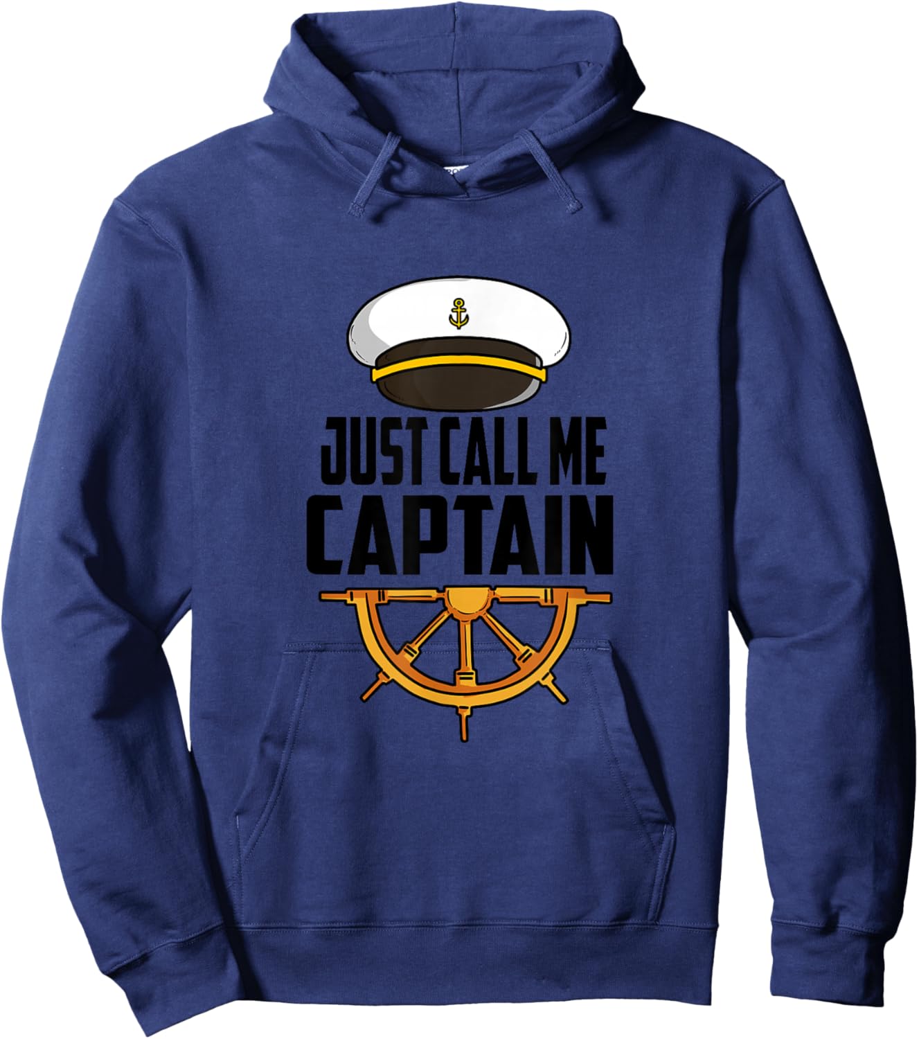 JUST CALL ME CAPTAIN - Seefahrer / Kapitäns Hoodie - Hoodie | Navy
