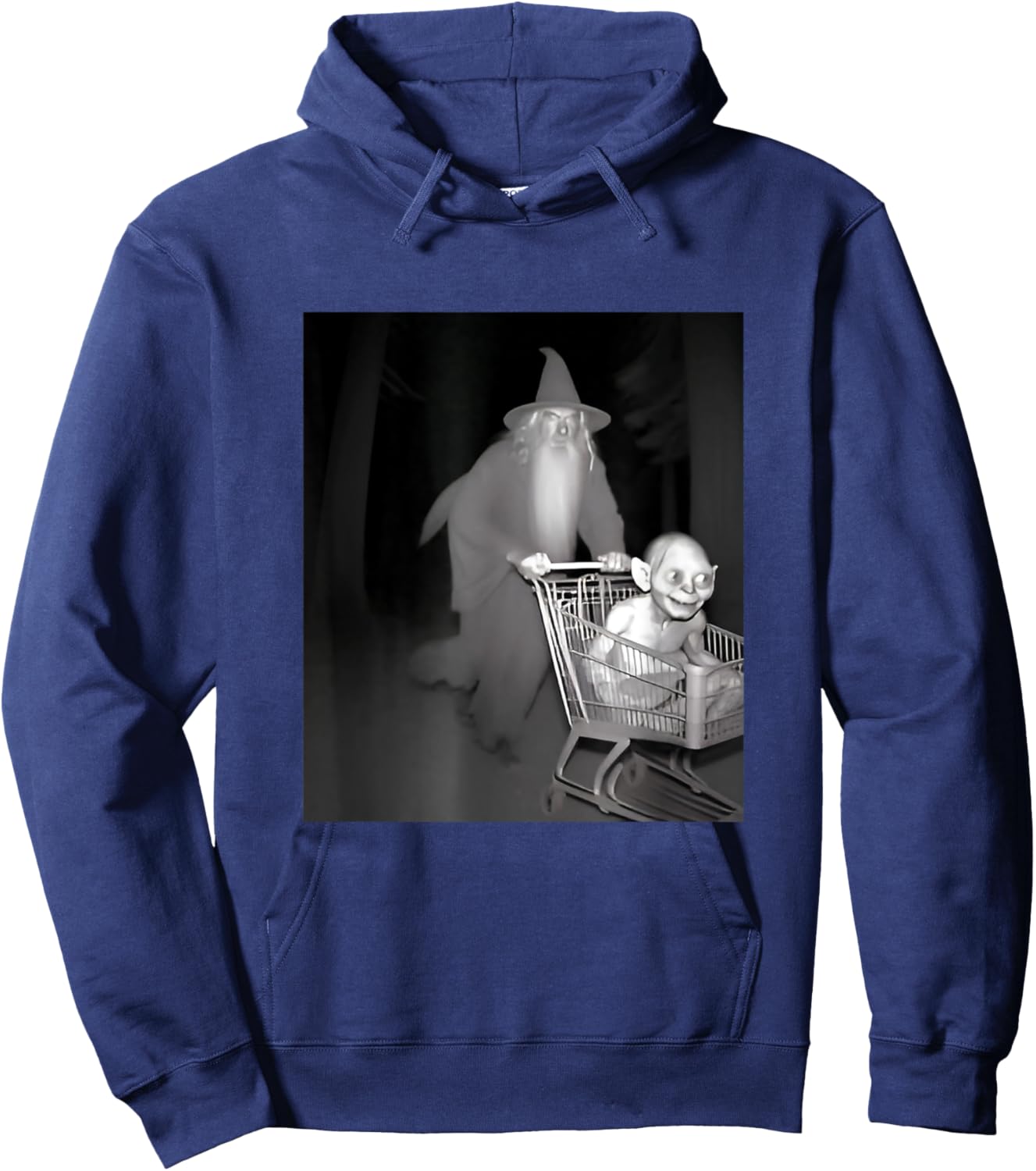Funny L O T. R Gan dolf wizard shopping cart smeag funny Hoodie - Hoodie | Navy