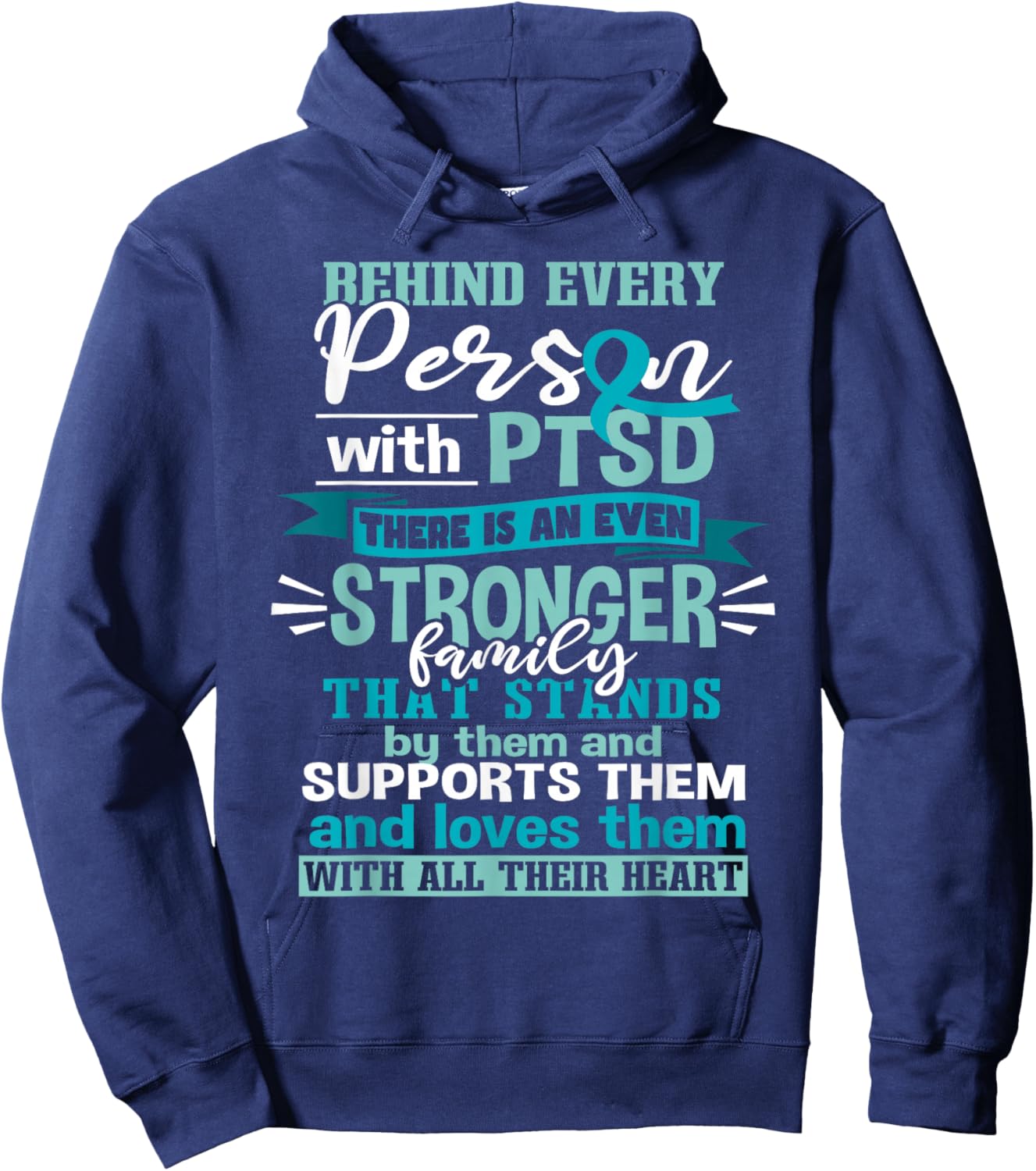 PTSD Support Hoodie - Hoodie | Navy