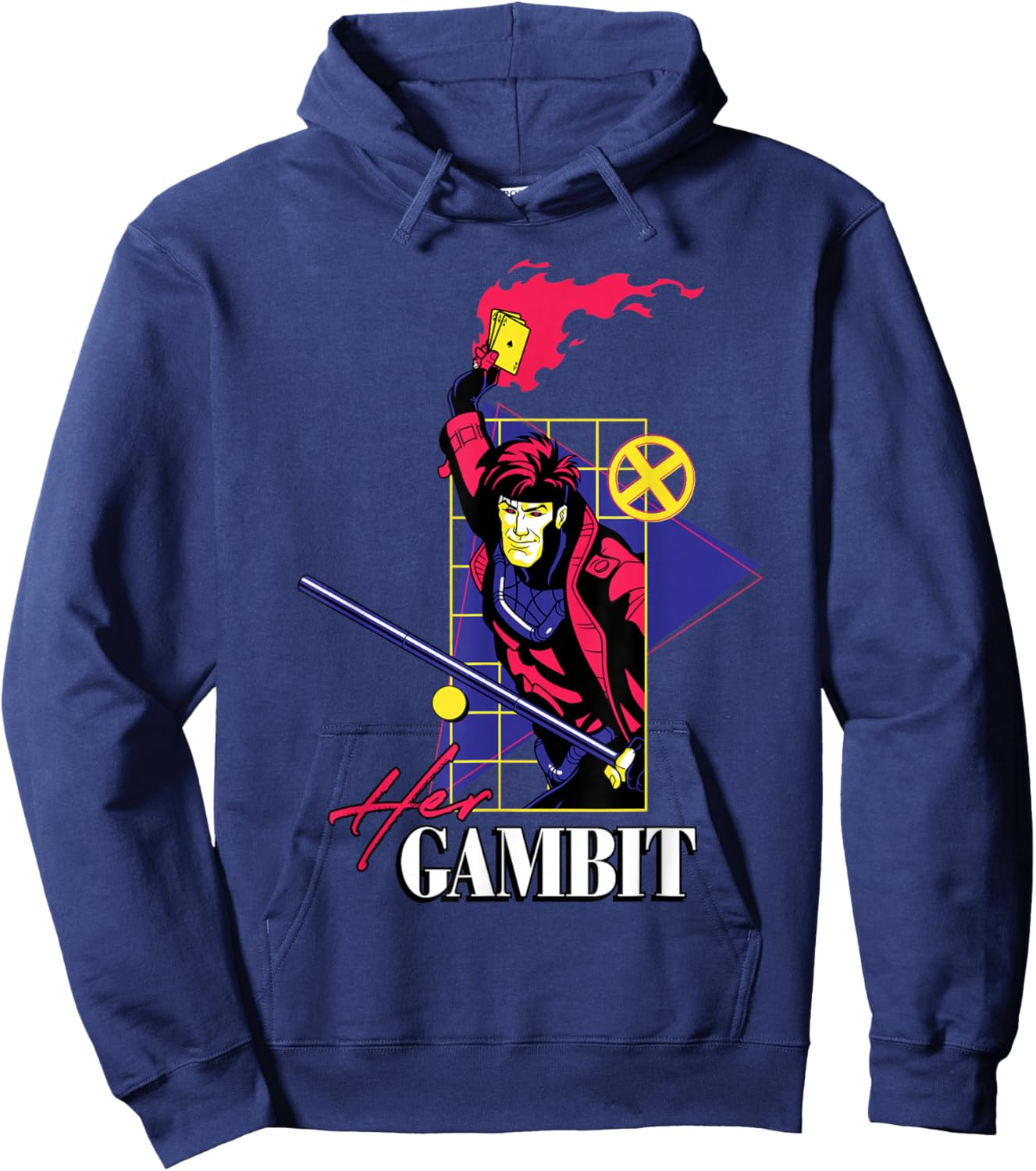 Marvel Super Heroes X-Men Couples Matching Her Gambit Hoodie - Hoodie | Navy
