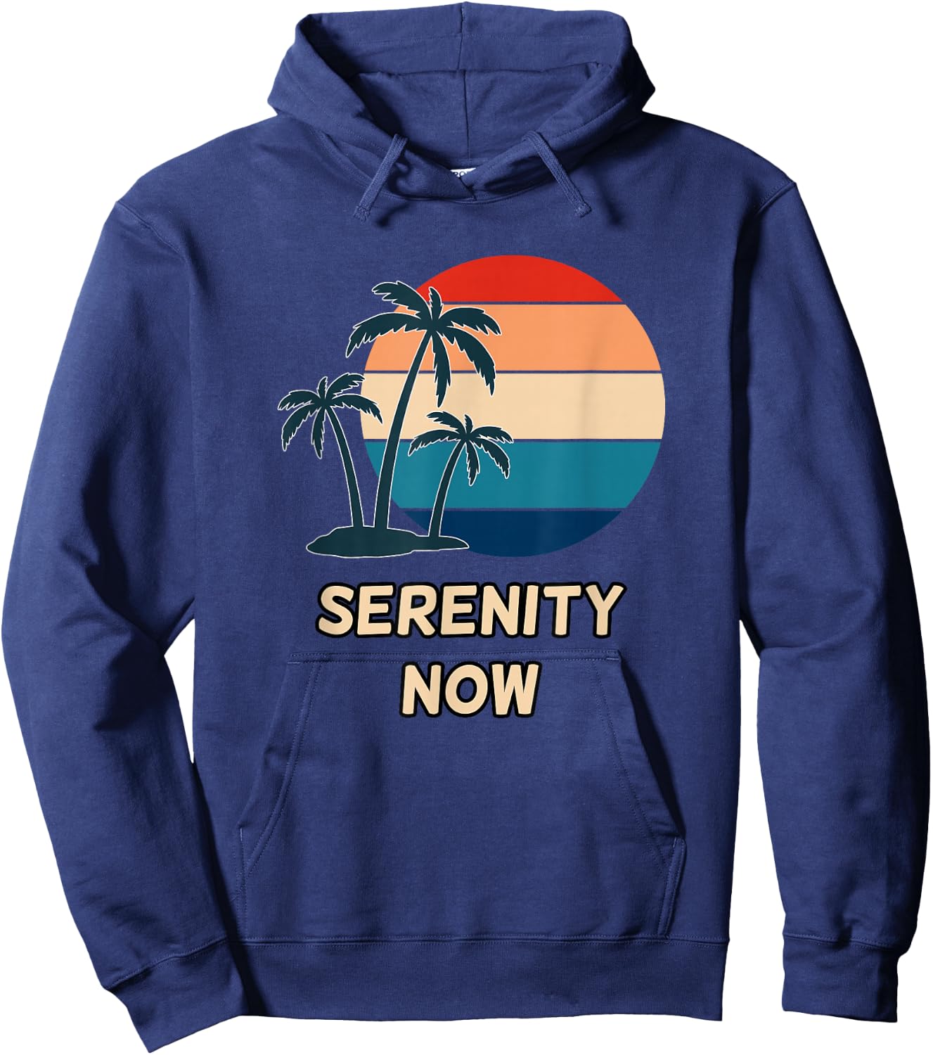 TV Fandom Clothing Express Co -Adults Black Small Serenity Now Hoodie - Hoodie | Navy