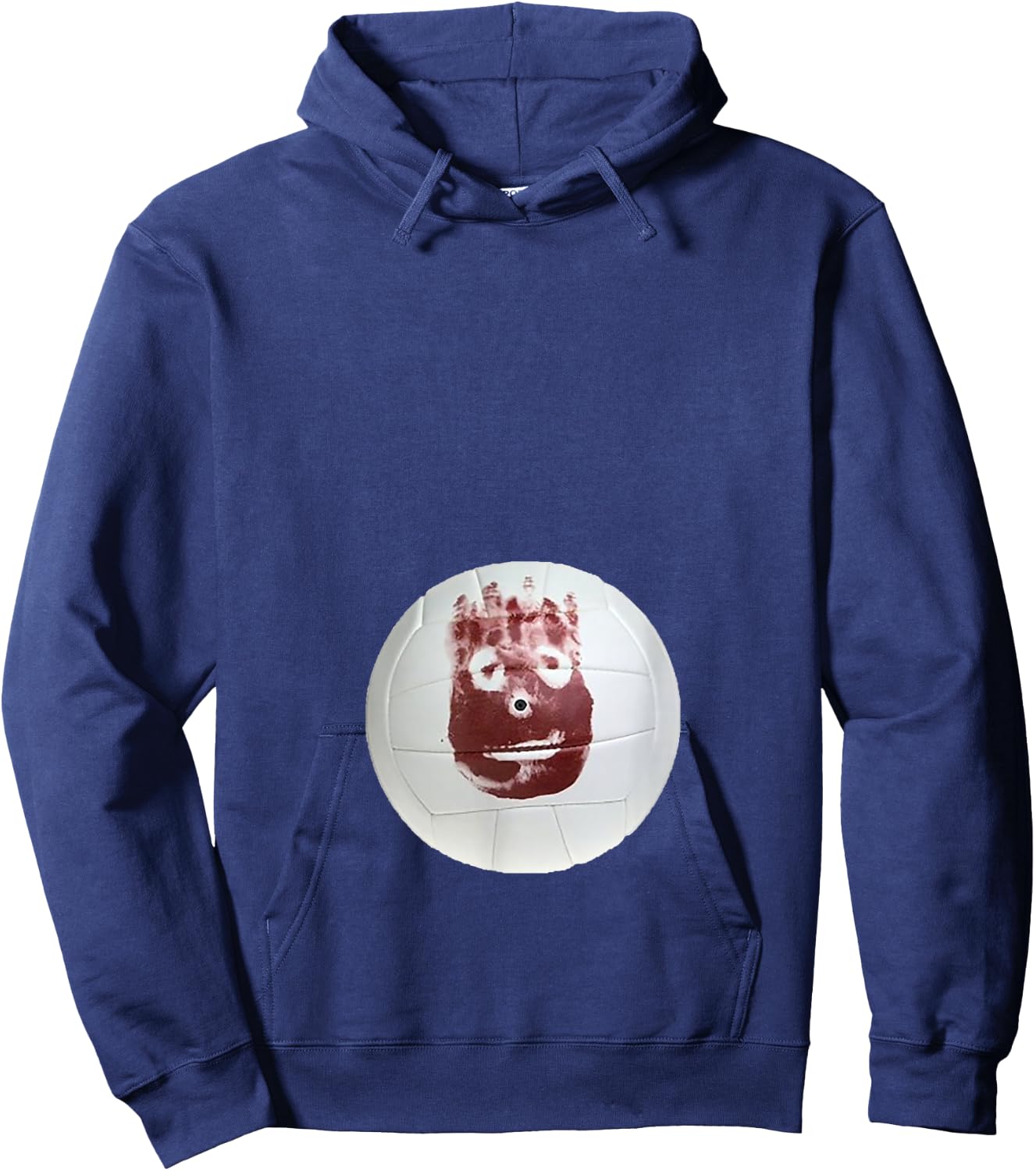 Pregnant Volleyball Hoodie - Hoodie | Navy