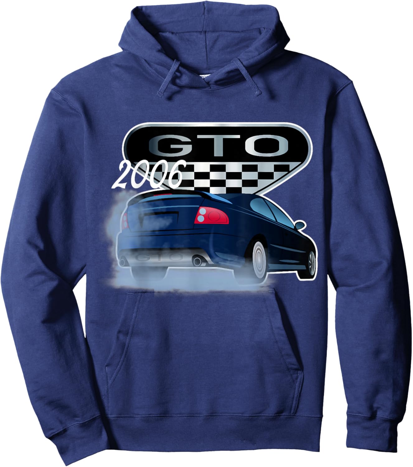 2006 GTO Classic Car Old School Muscle Car Hoodie - Hoodie | Navy