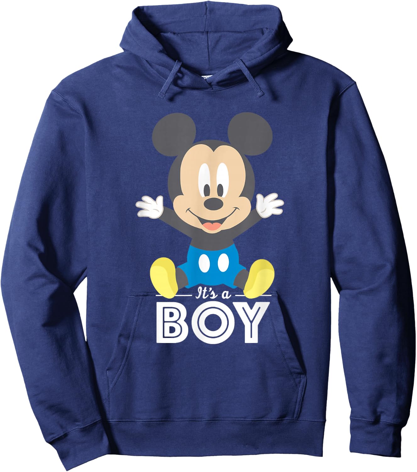 Disney Mickey Mouse It's A Boy Baby Shower Hoodie - Hoodie | Navy