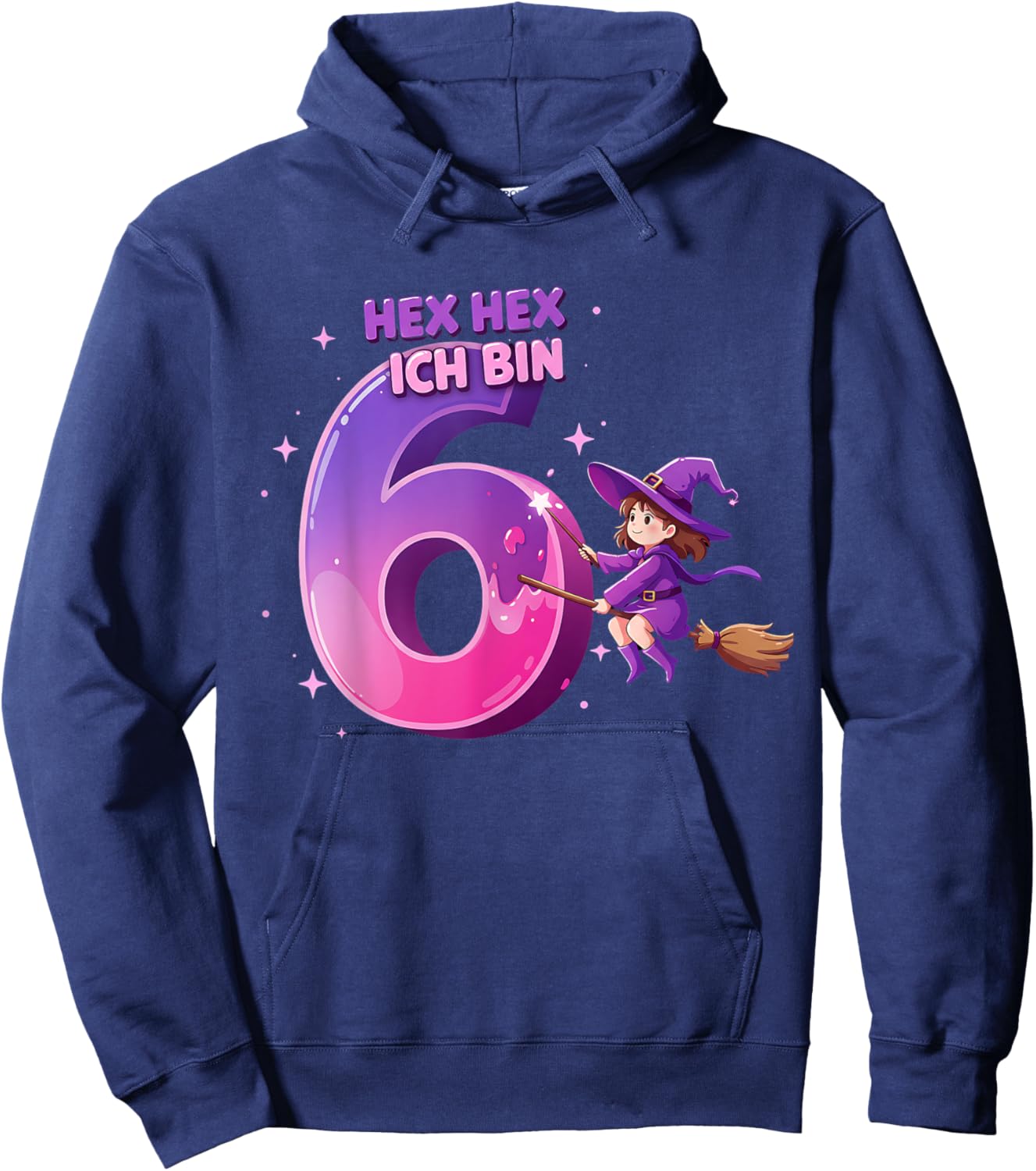 Hex Ich Bin 6 Hexen Geburtstag Geschenke für Mädchen Hoodie - Hoodie | Navy