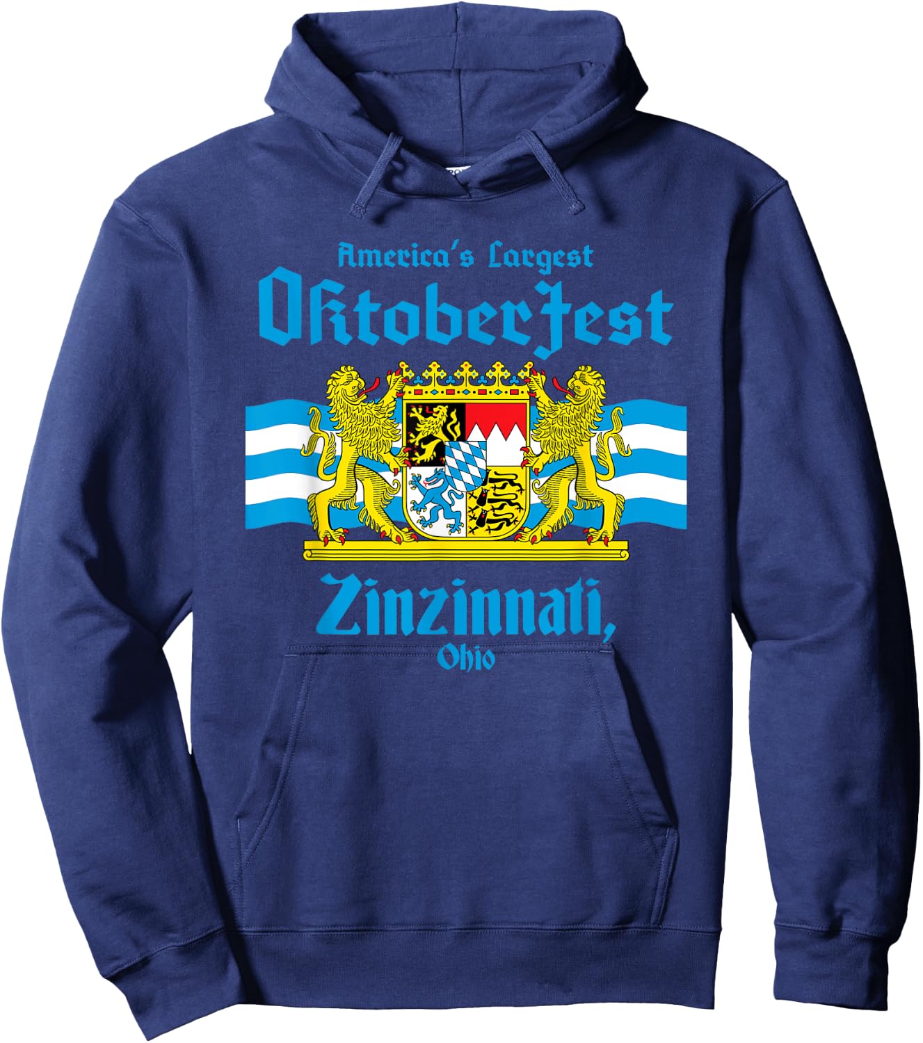 Oktoberfest Zinzinnati Hoodie - Hoodie | Navy