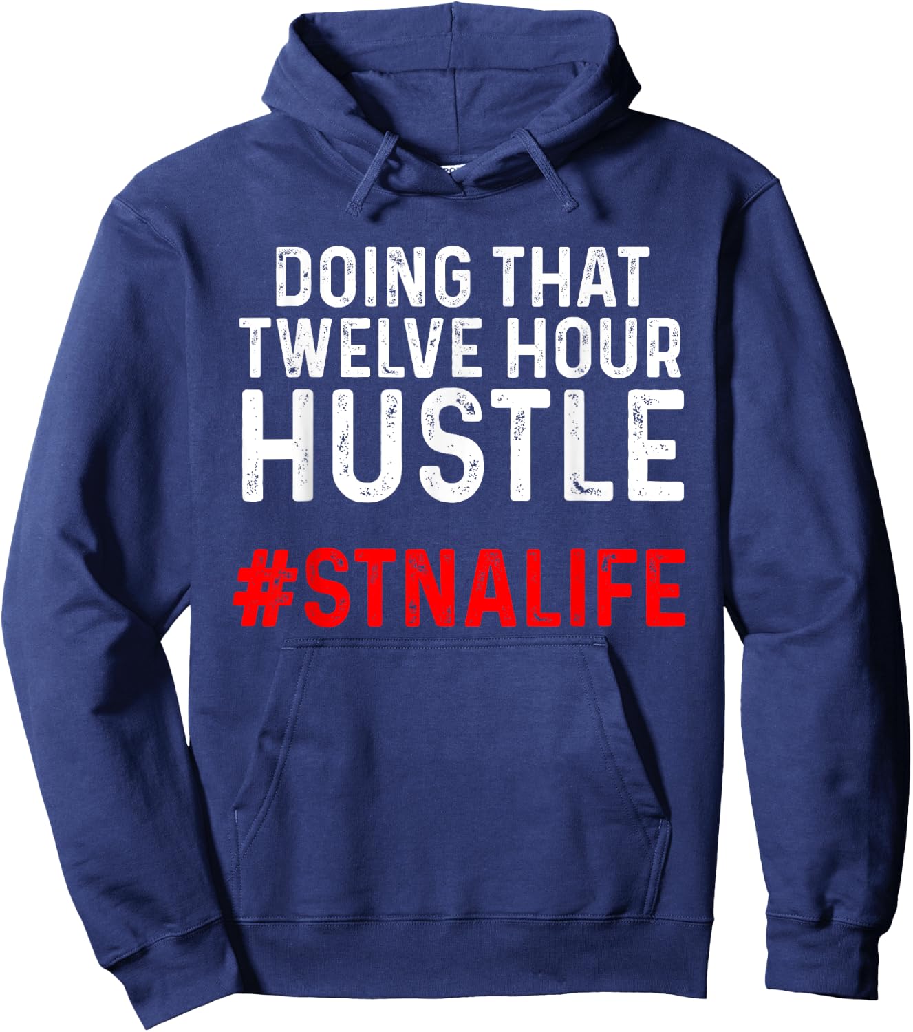 STNA State Tested Nursing Assistant Twelve Hoodie - Hoodie | Navy
