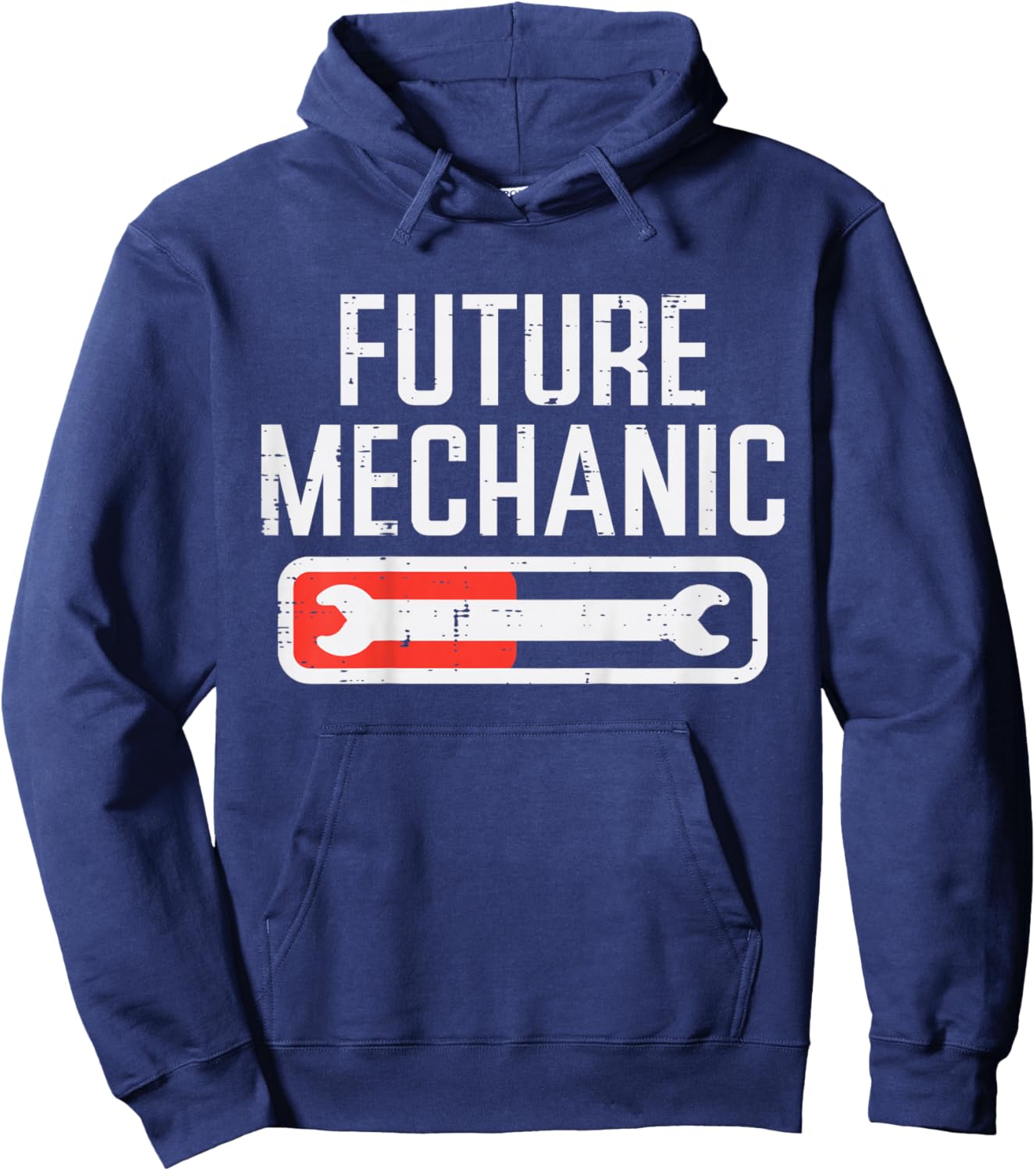 Kids Future Mechanic Car Auto Mechanic Garage Toddler Boys Kids Hoodie - Hoodie | Navy