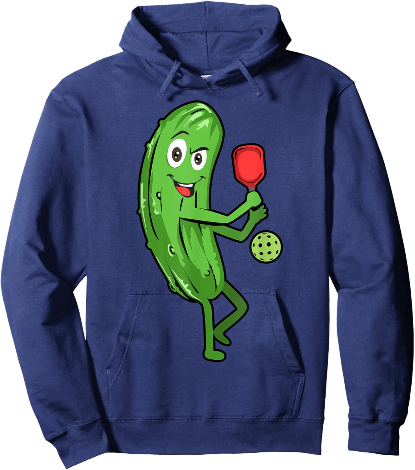 Funny Pickleball Gift Cool Pickle Lover Hoodie - Hoodie | Navy