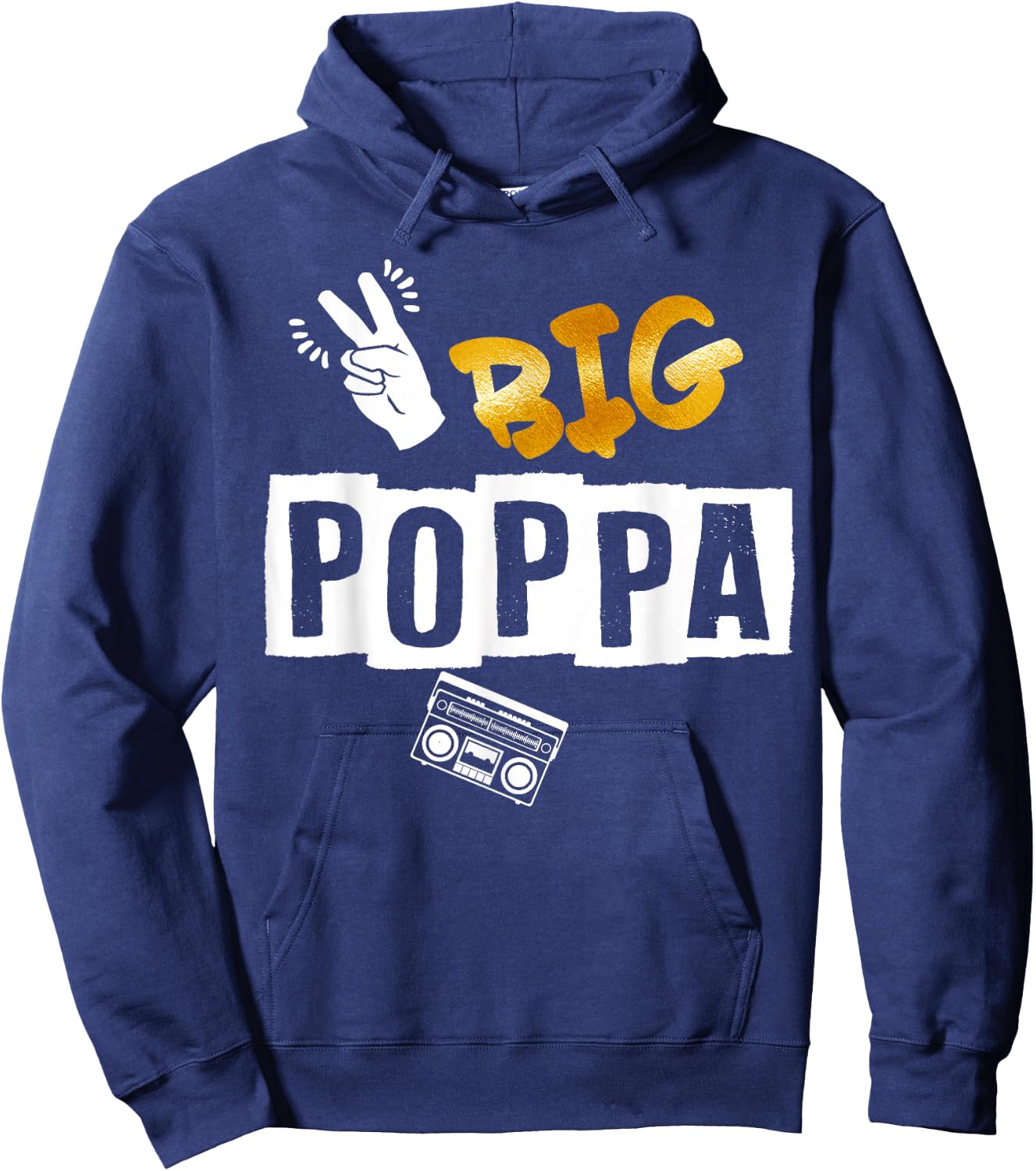 2nd Birthday Hip Hop Theme Two Legit To Quit Outfit Hoodie - Hoodie | Navy
