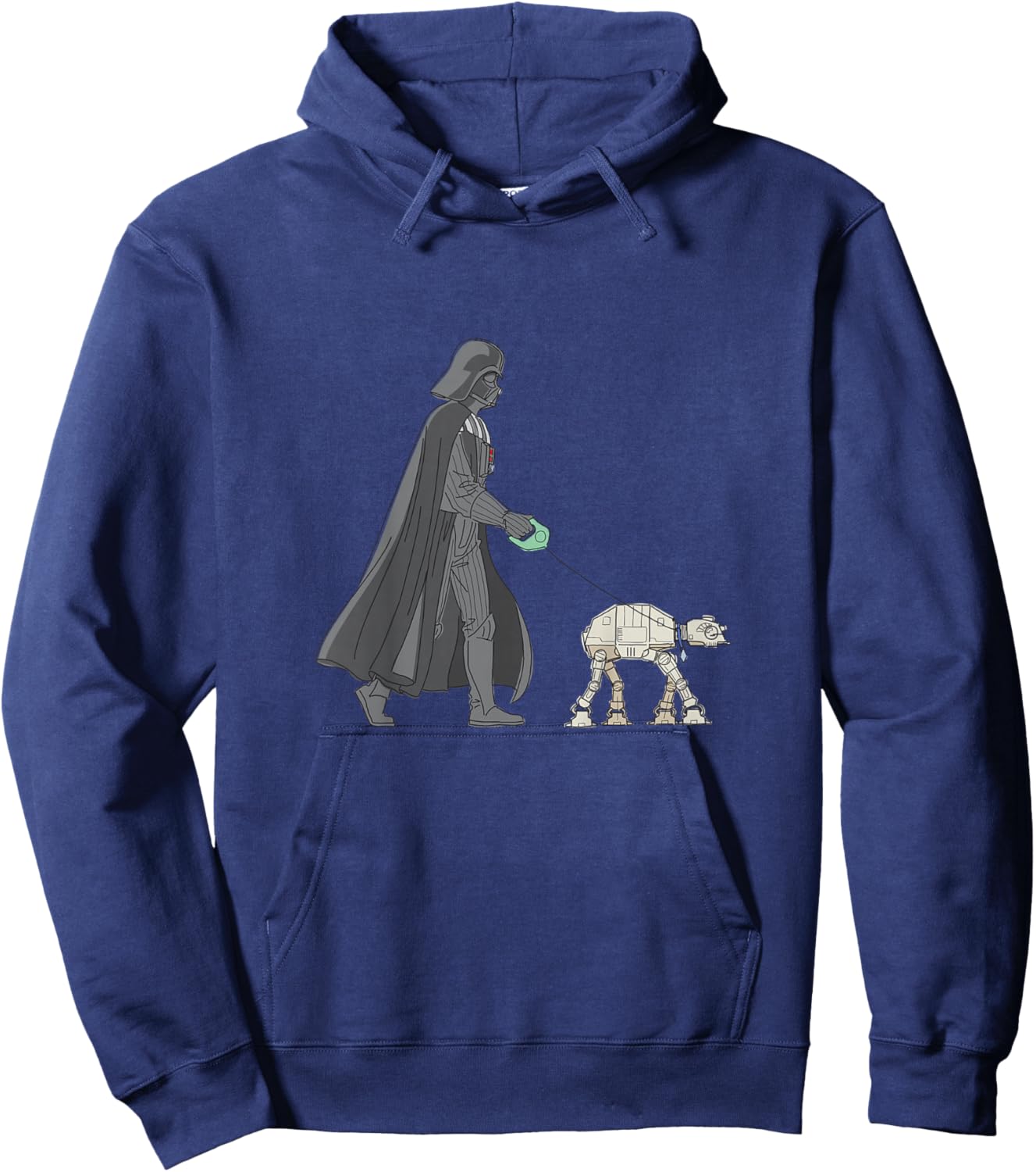 Kids Star Wars Classic Vintage Darth Vader AT-AT Dog Walker Hoodie - Hoodie | Navy