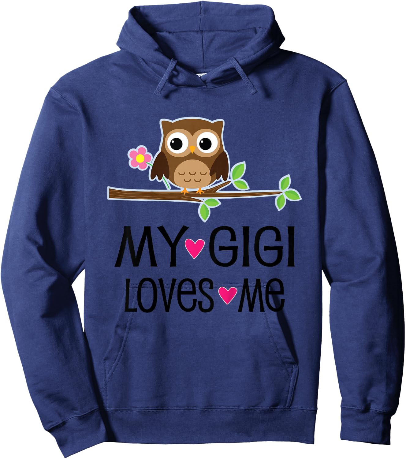 My Gigi Loves Me for Grandchild Hoodie - Hoodie | Navy