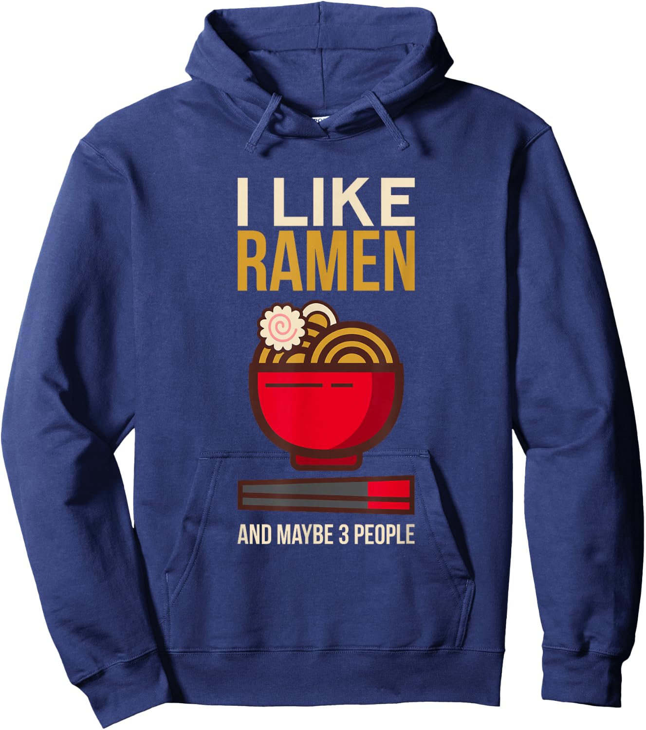 Ramen Kawaii Anime Manga Noodles Ichiran Samyang Ramen Hoodie - Hoodie | Navy