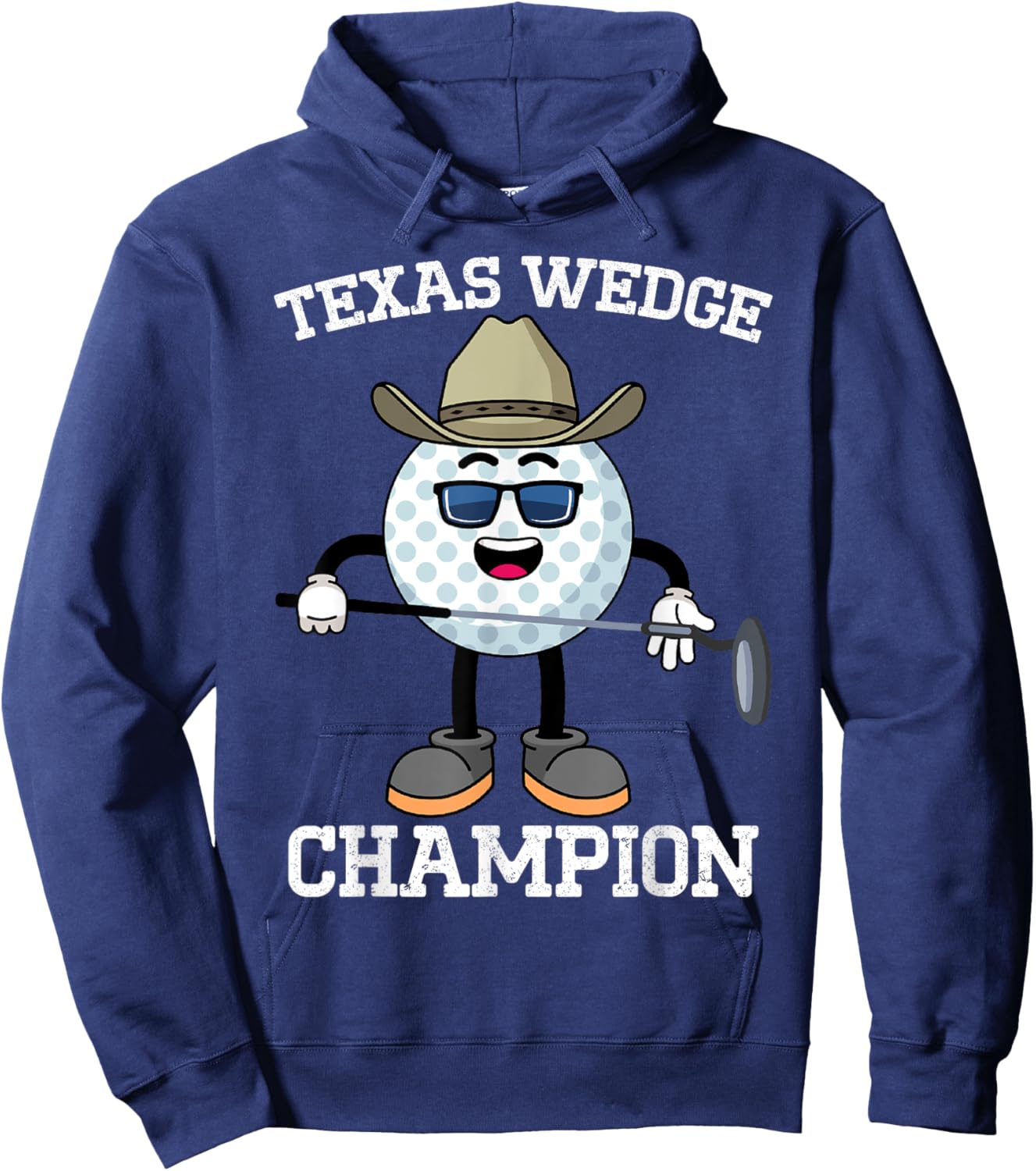 Golf Putter Texas Wedge Golf Club Texas Cowboy Country Club Hoodie - Hoodie | Navy