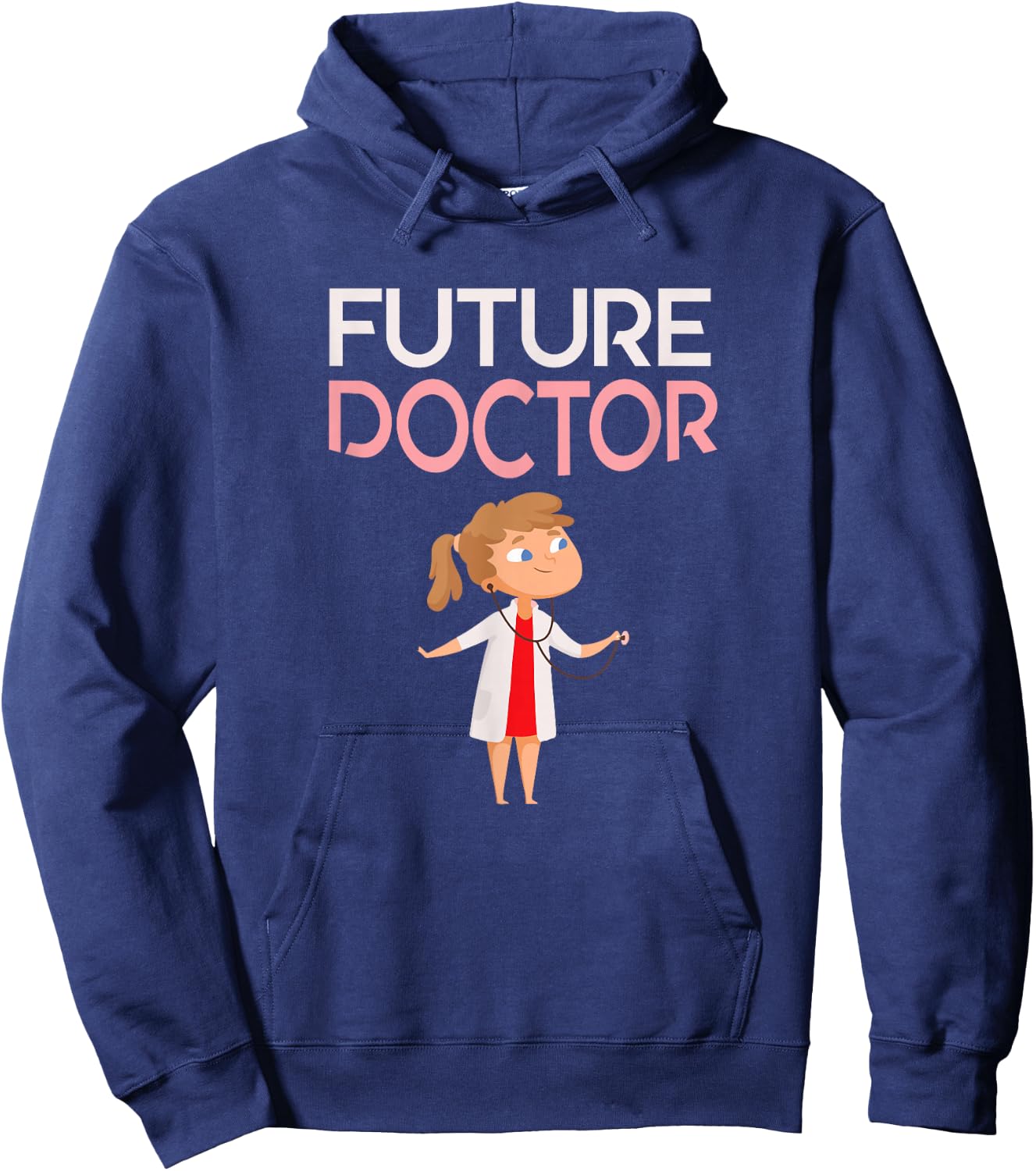 Future Doctor for Kids Funny Medical Gift Hoodie - Hoodie | Navy