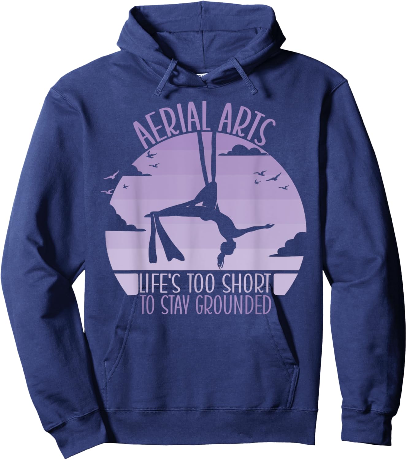 Aerialist Acrobatics Yoga Aerial Silks Aerial Arts Hoodie - Hoodie | Navy