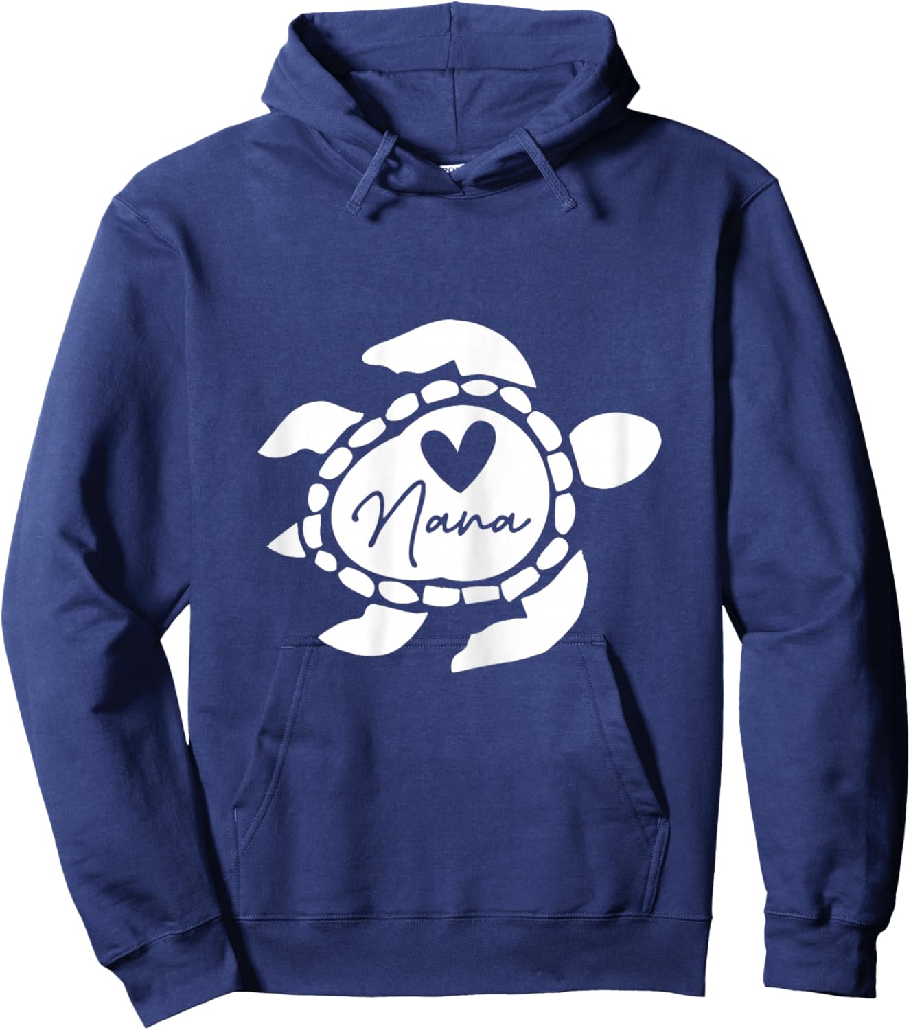 Funny Nana Pet Lover Turtle Mothers Day Hoodie - Hoodie | Navy